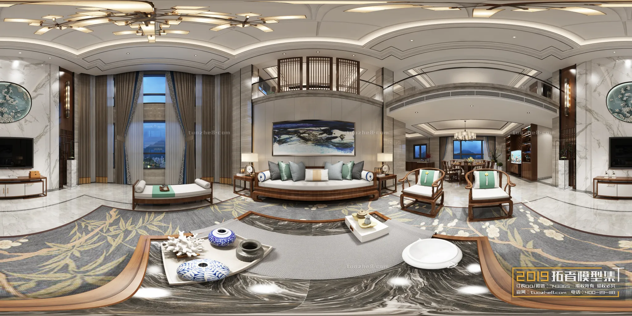 Extension Interior - LINGVING ROOM - CHINESE STYLES - 119