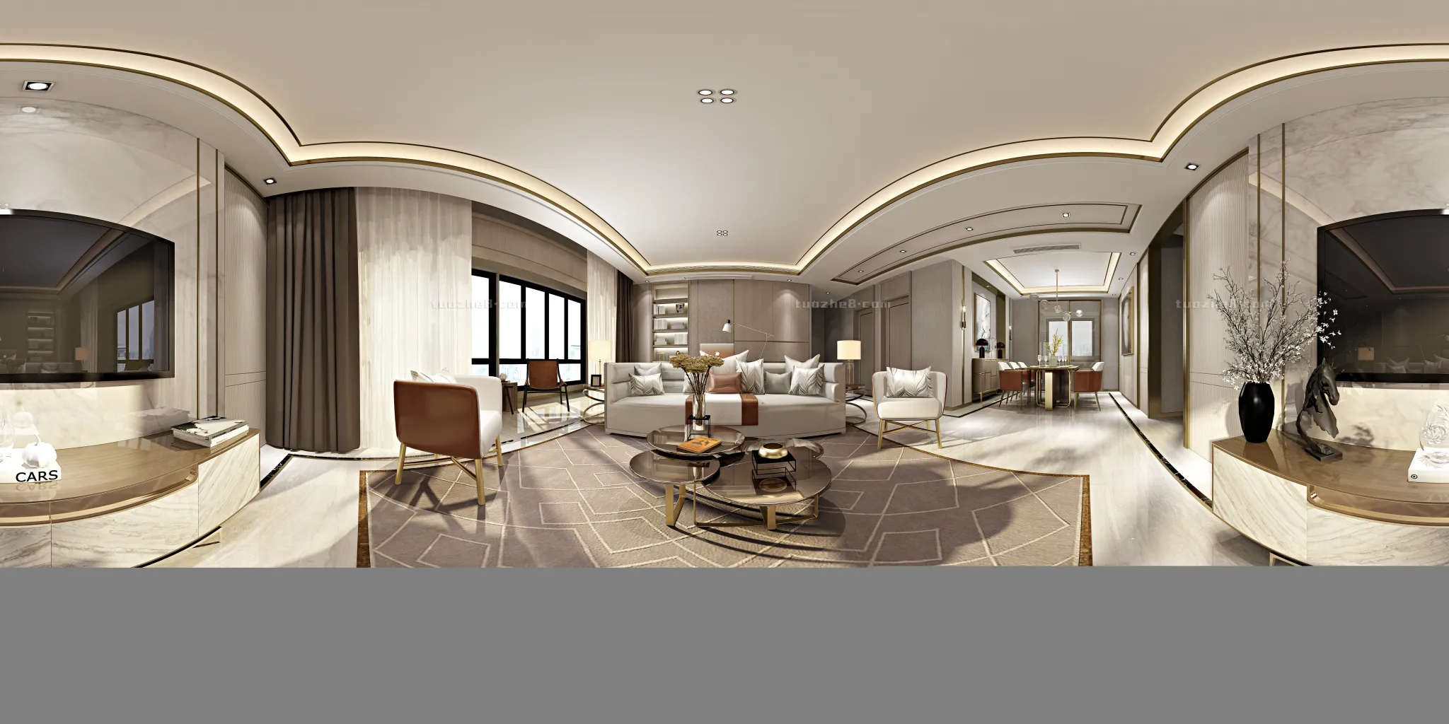 Extension Interior - LINGVING ROOM - CHINESE STYLES - 137