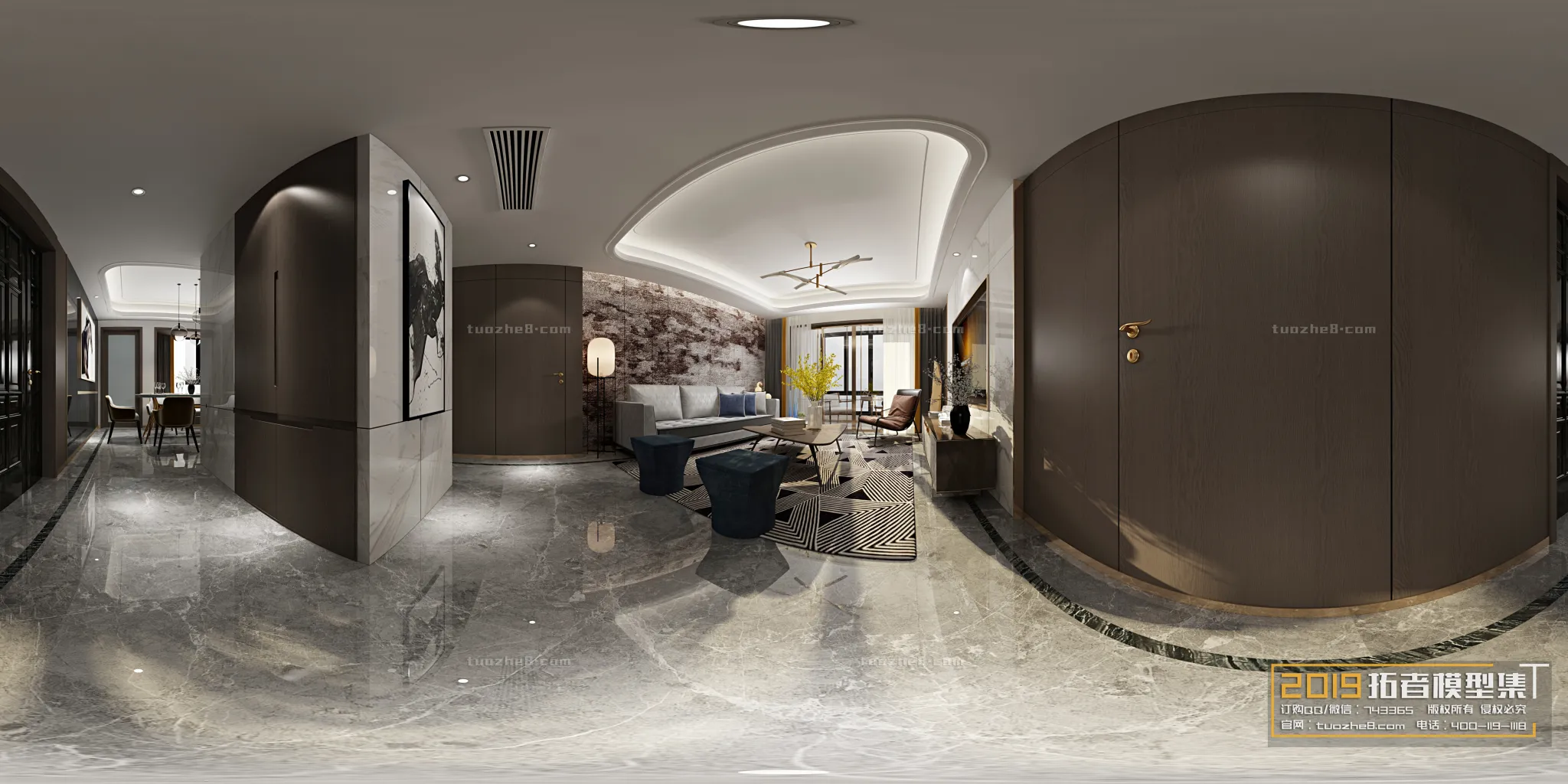 Extension Interior - LINGVING ROOM - CHINESE STYLES - 138