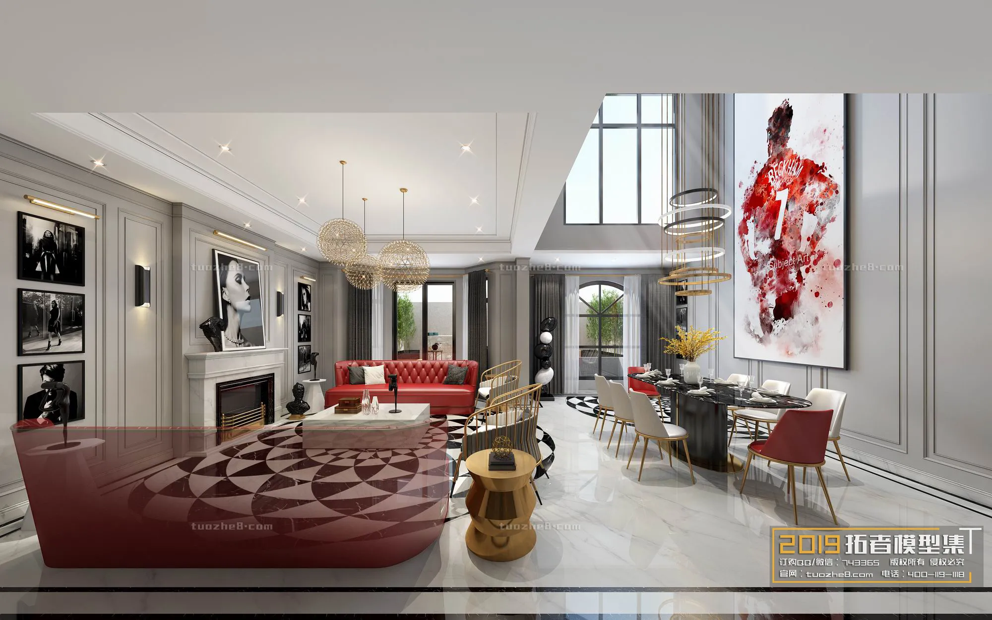 Extension Interior - LINGVING ROOM - EUROPEAN STYLES - 006