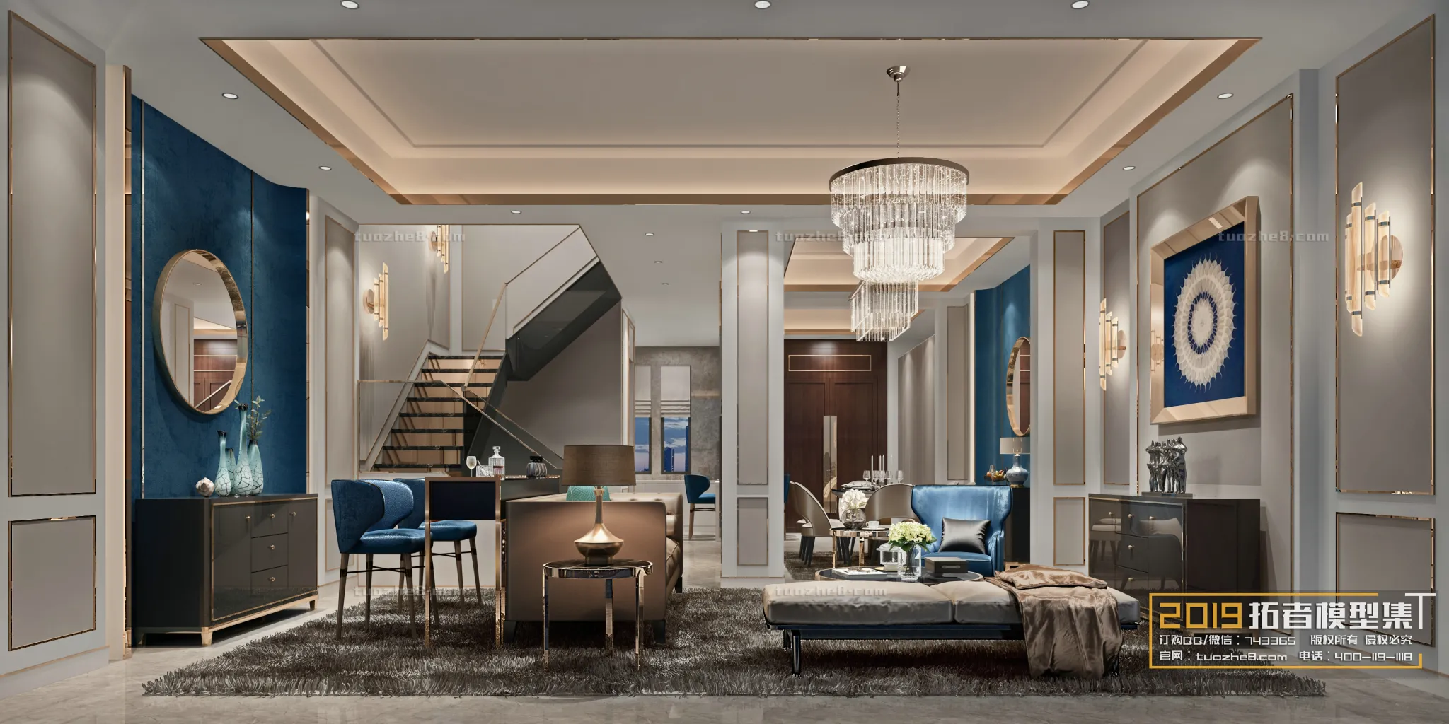 Extension Interior - LINGVING ROOM - EUROPEAN STYLES - 008