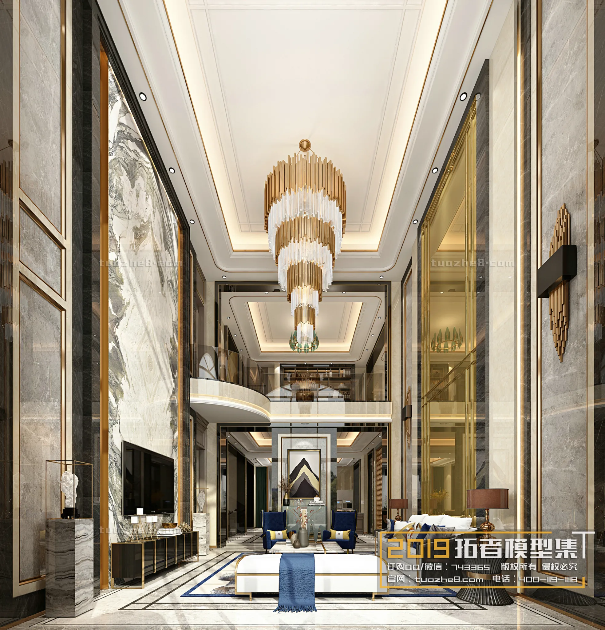 Extension Interior - LINGVING ROOM - EUROPEAN STYLES - 011