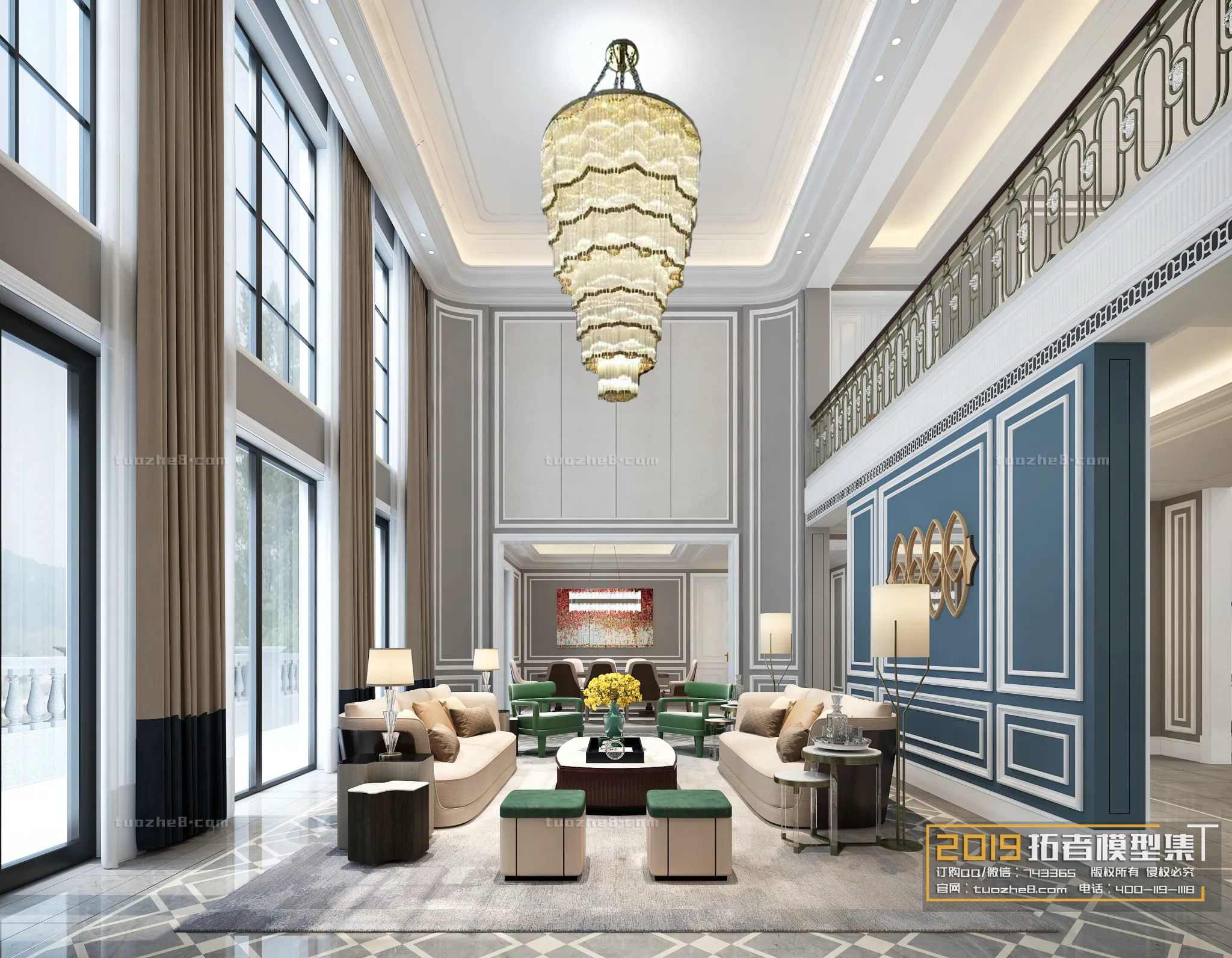 Extension Interior - LINGVING ROOM - EUROPEAN STYLES - 026