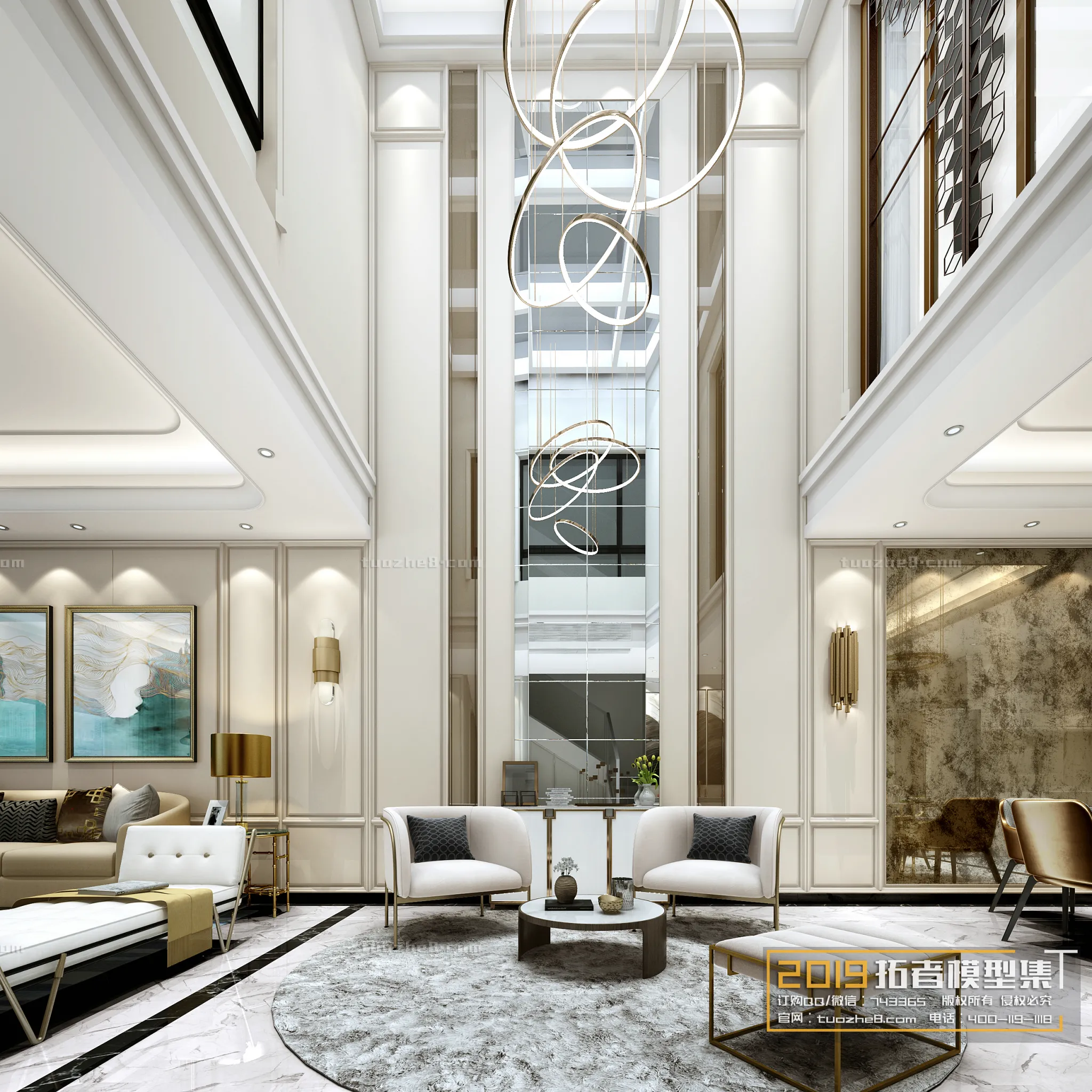 Extension Interior - LINGVING ROOM - EUROPEAN STYLES - 029