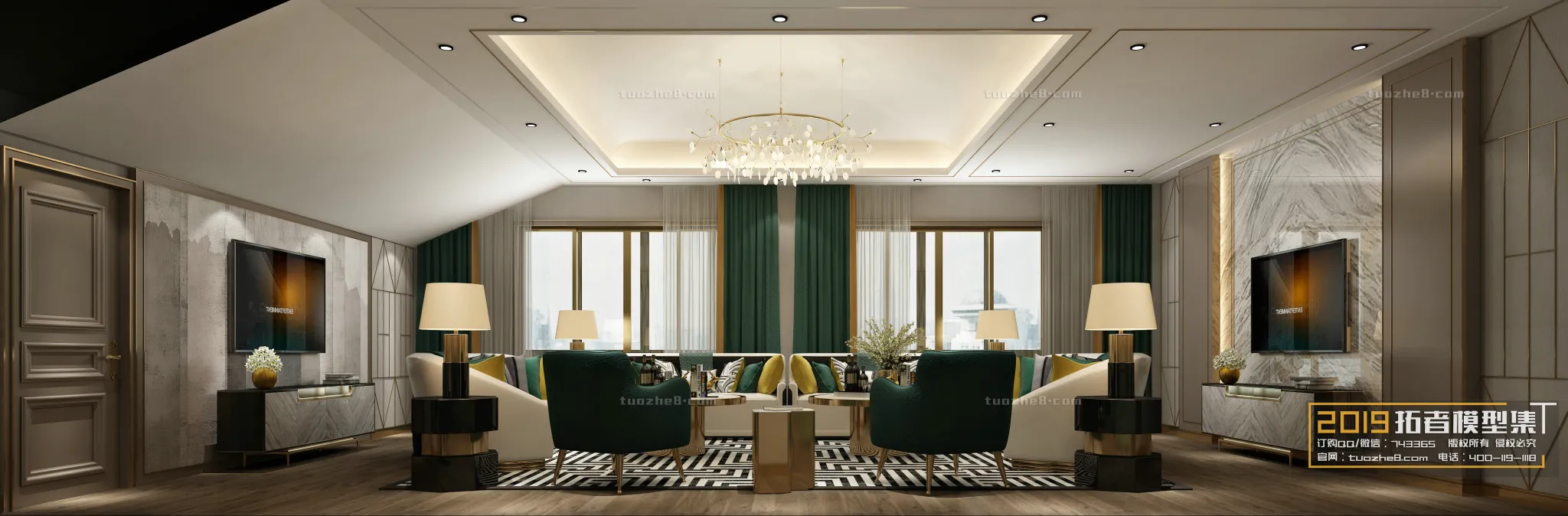 Extension Interior - LINGVING ROOM - EUROPEAN STYLES - 037