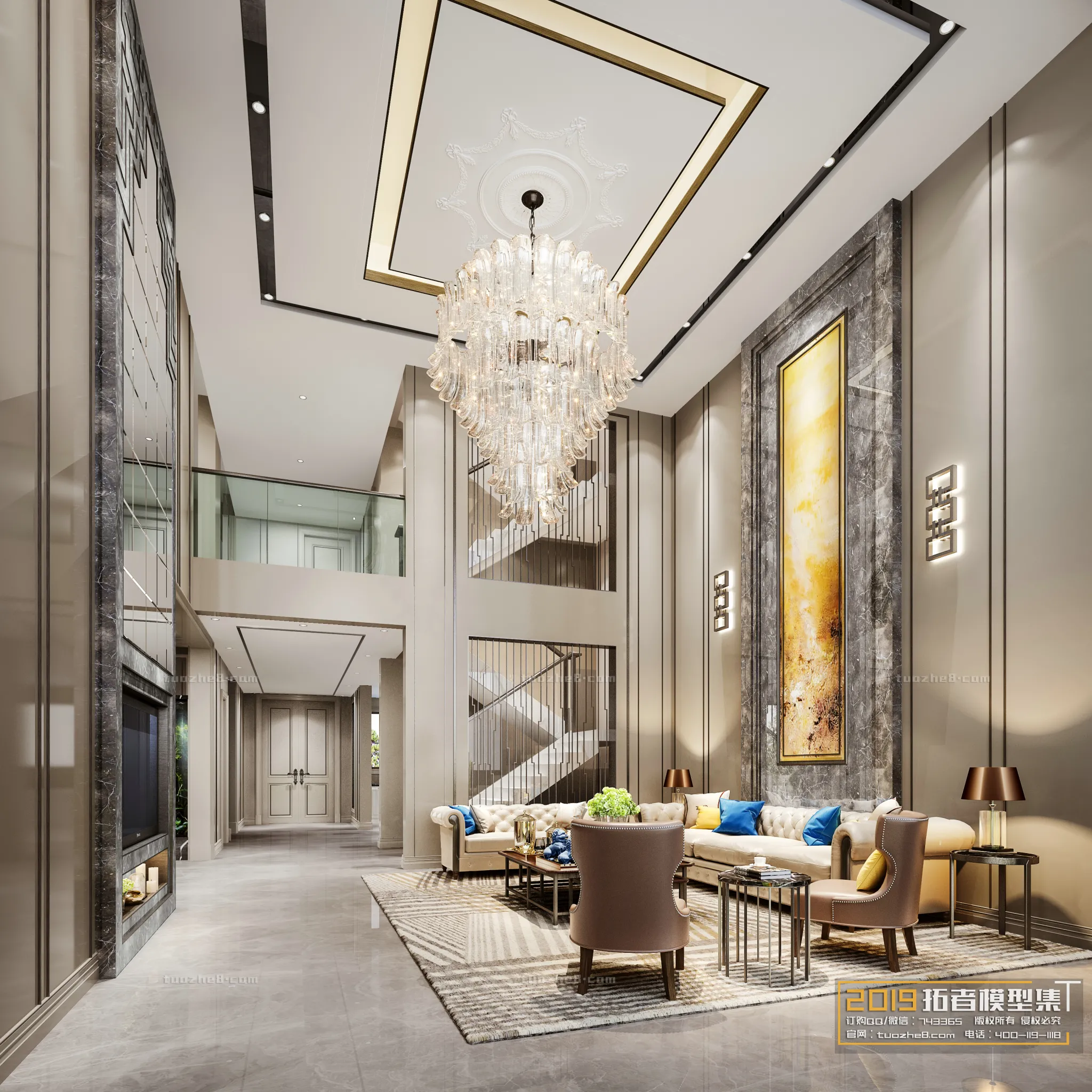 Extension Interior - LINGVING ROOM - EUROPEAN STYLES - 039