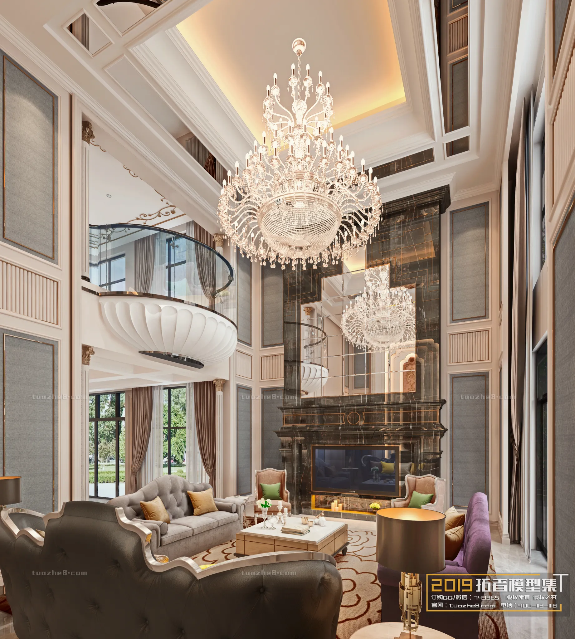 Extension Interior - LINGVING ROOM - EUROPEAN STYLES - 041