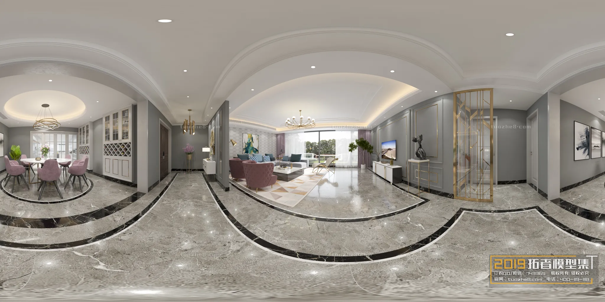 Extension Interior - LINGVING ROOM - EUROPEAN STYLES - 042