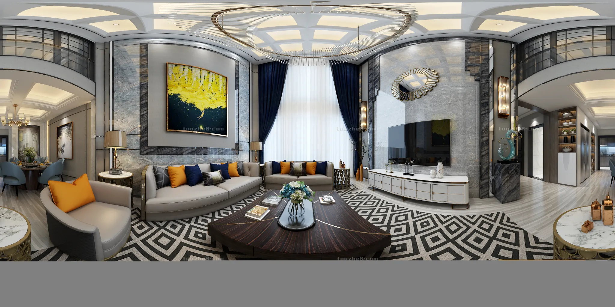 Extension Interior - LINGVING ROOM - EUROPEAN STYLES - 043