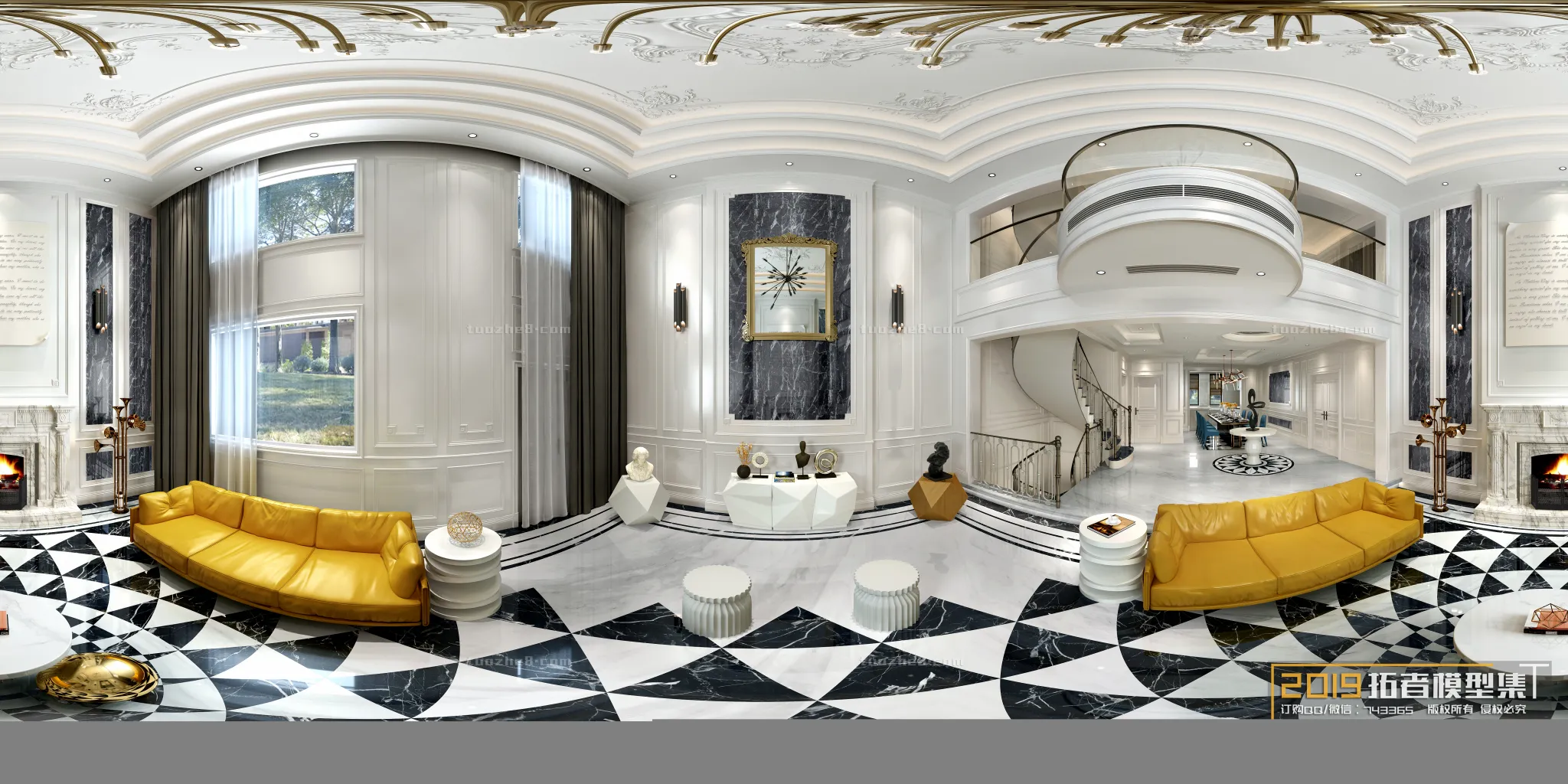 Extension Interior - LINGVING ROOM - EUROPEAN STYLES - 046