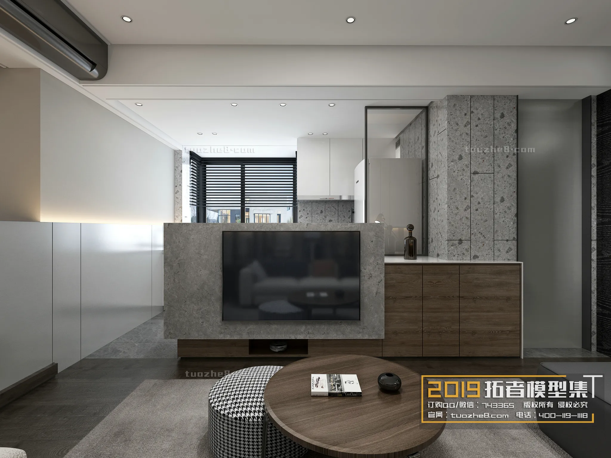 Extension Interior - LINGVING ROOM - MODERN STYLES - 010