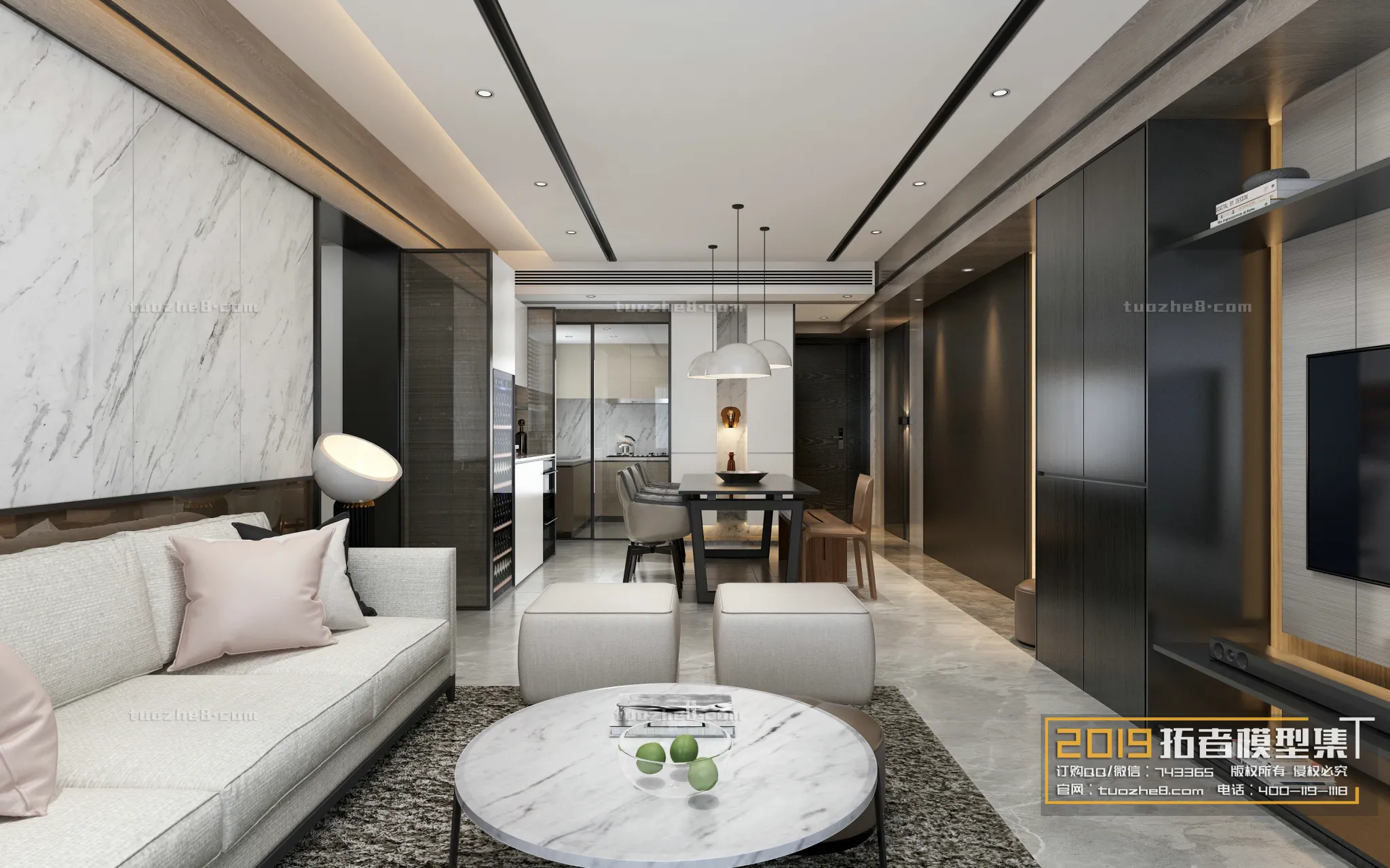 Extension Interior - LINGVING ROOM - MODERN STYLES - 016