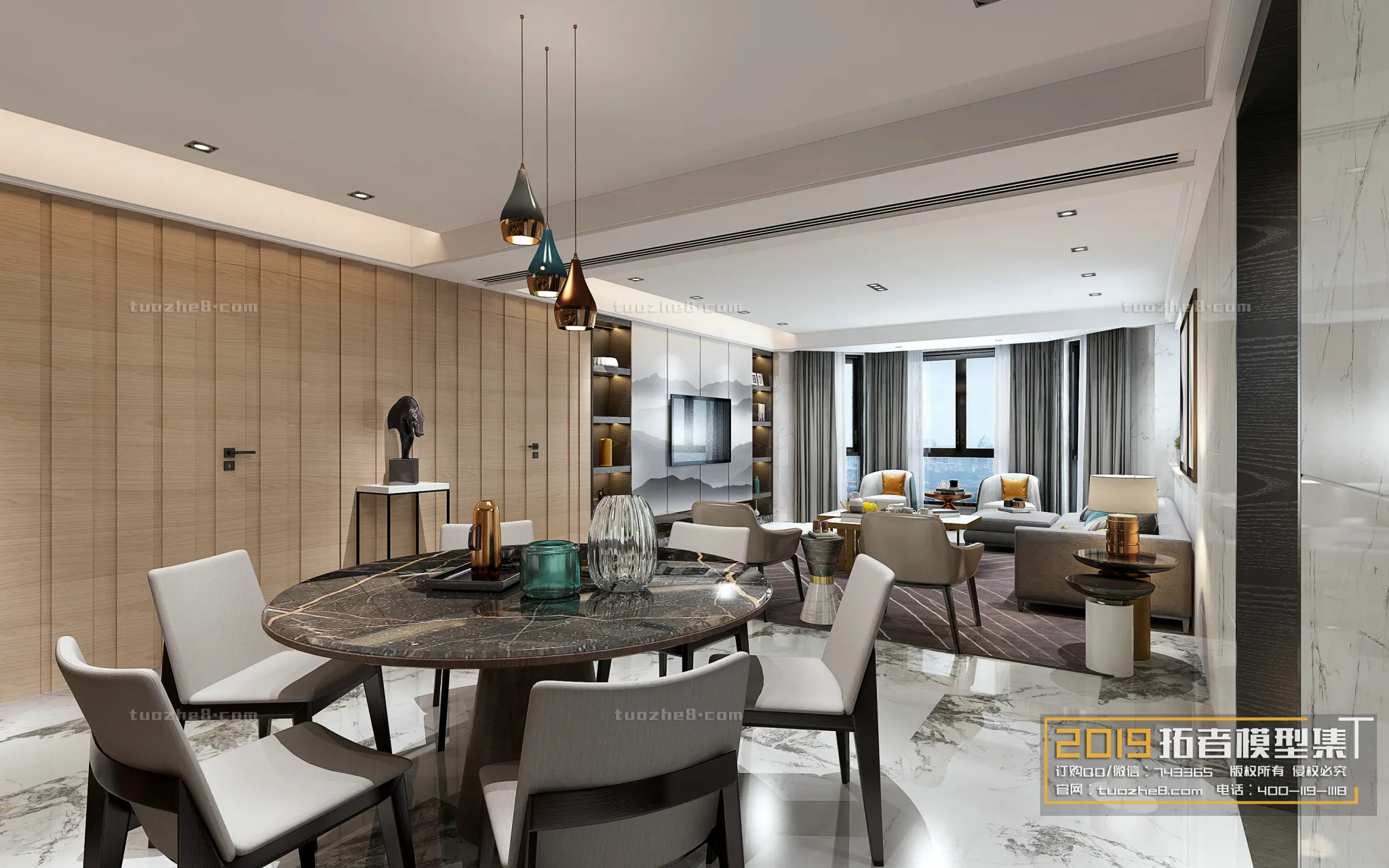 Extension Interior - LINGVING ROOM - MODERN STYLES - 025