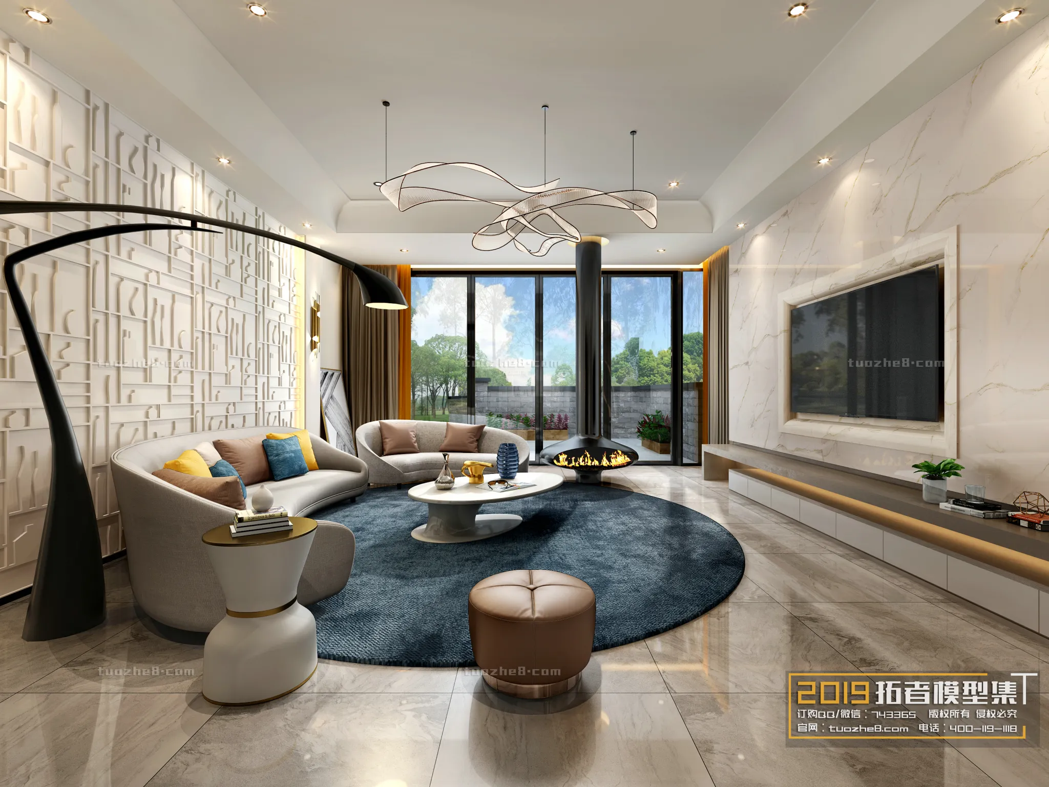 Extension Interior - LINGVING ROOM - MODERN STYLES - 038
