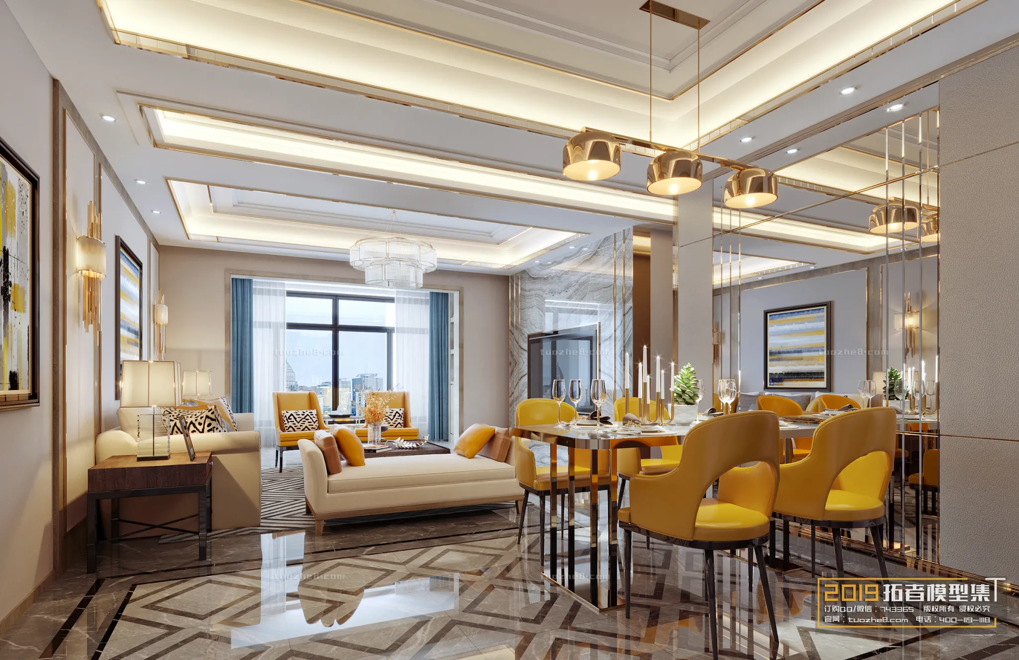 Extension Interior - LINGVING ROOM - MODERN STYLES - 043