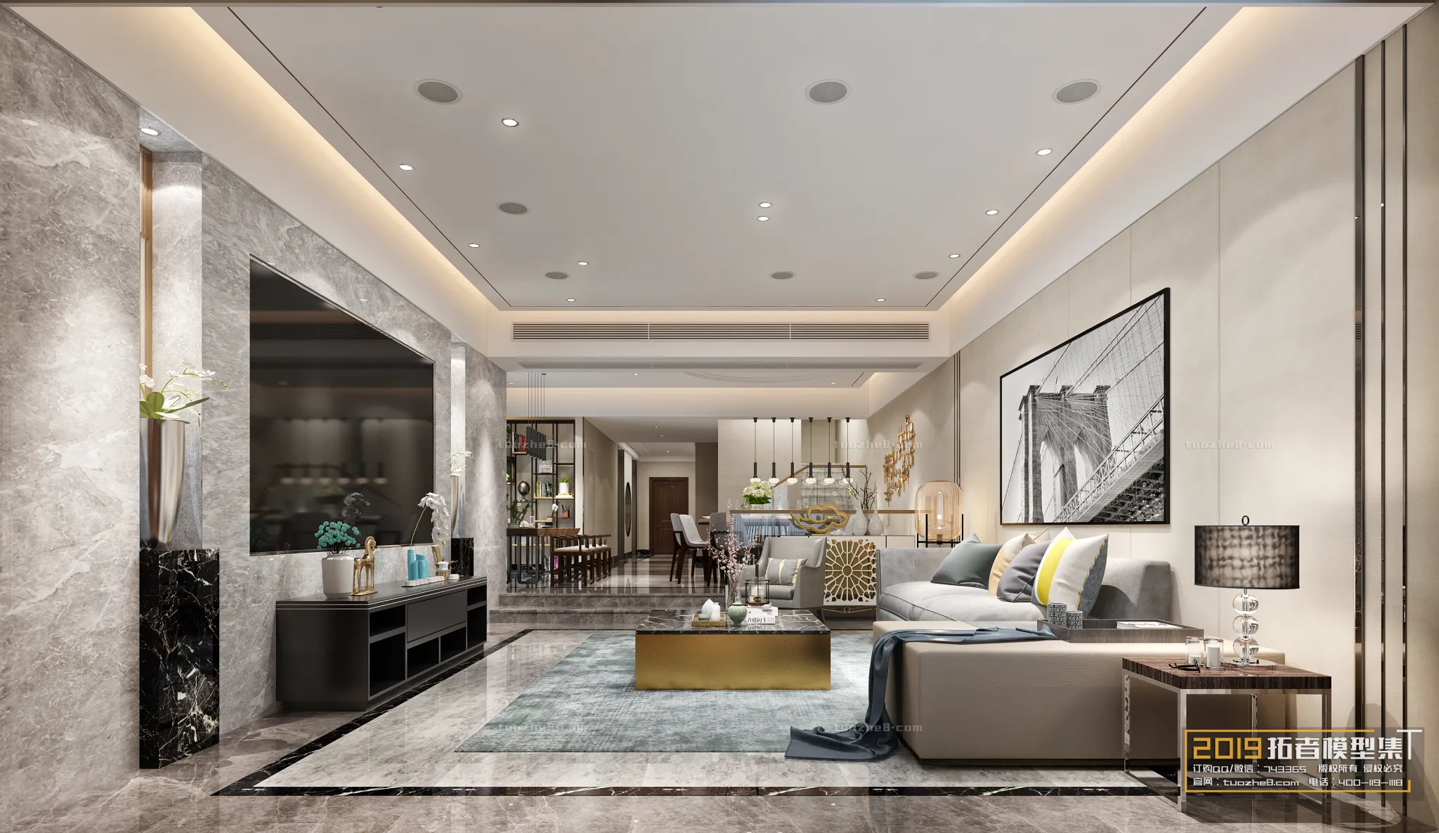 Extension Interior - LINGVING ROOM - MODERN STYLES - 047