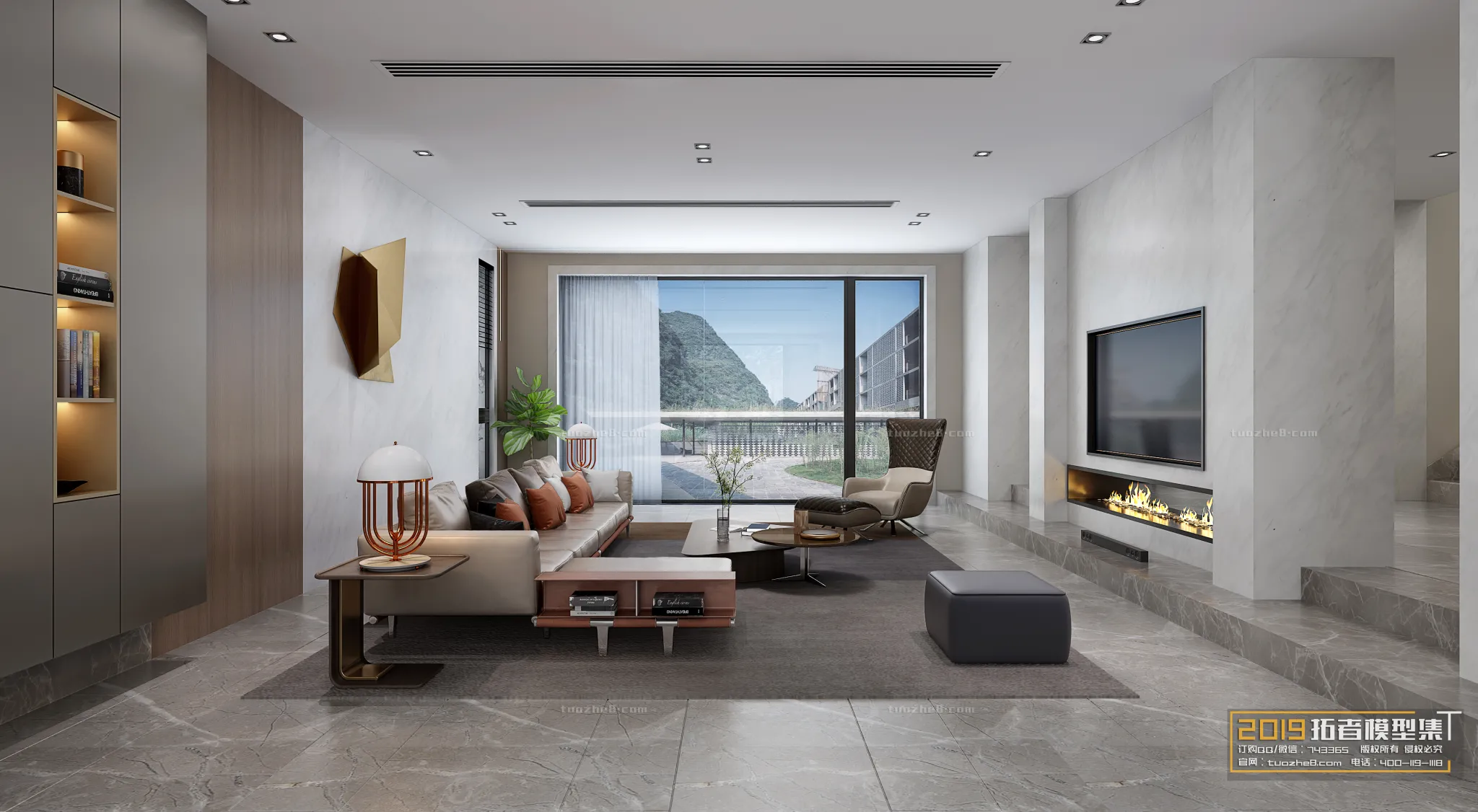 Extension Interior - LINGVING ROOM - MODERN STYLES - 048