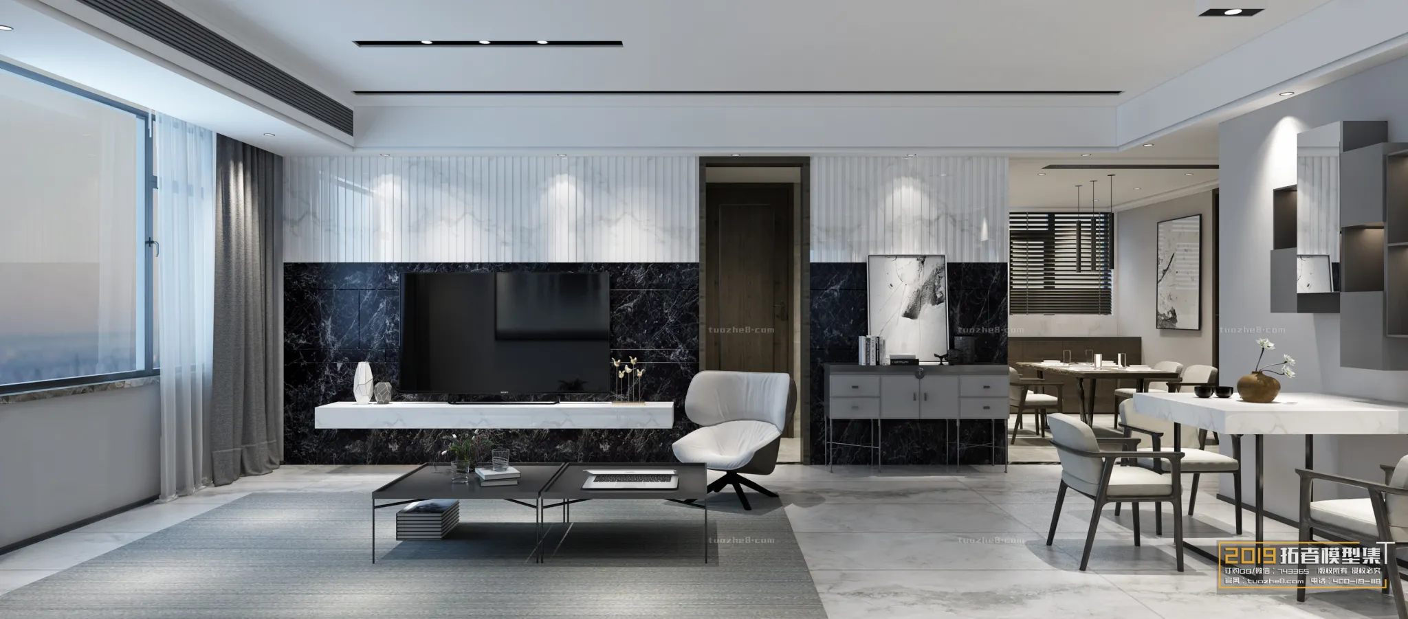 Extension Interior - LINGVING ROOM - MODERN STYLES - 055