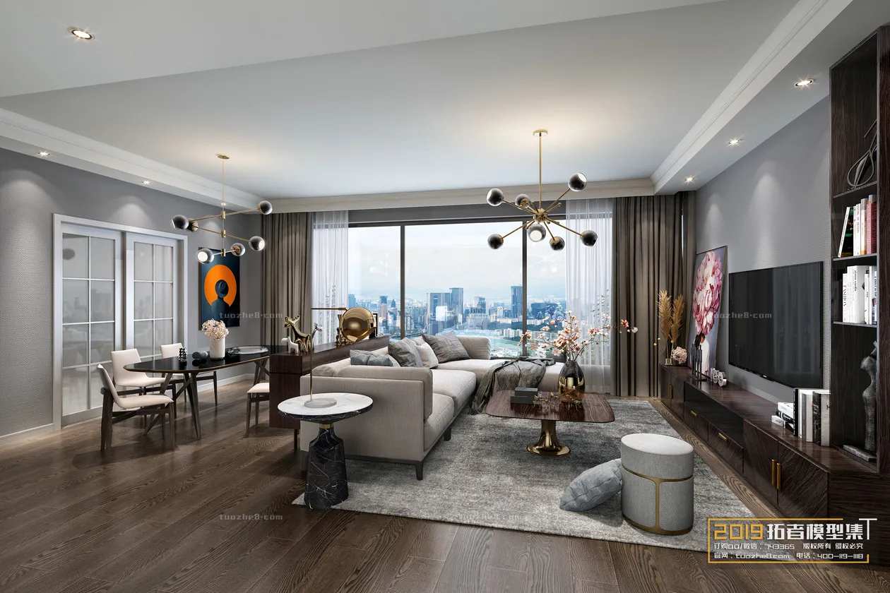 Extension Interior - LINGVING ROOM - MODERN STYLES - 062