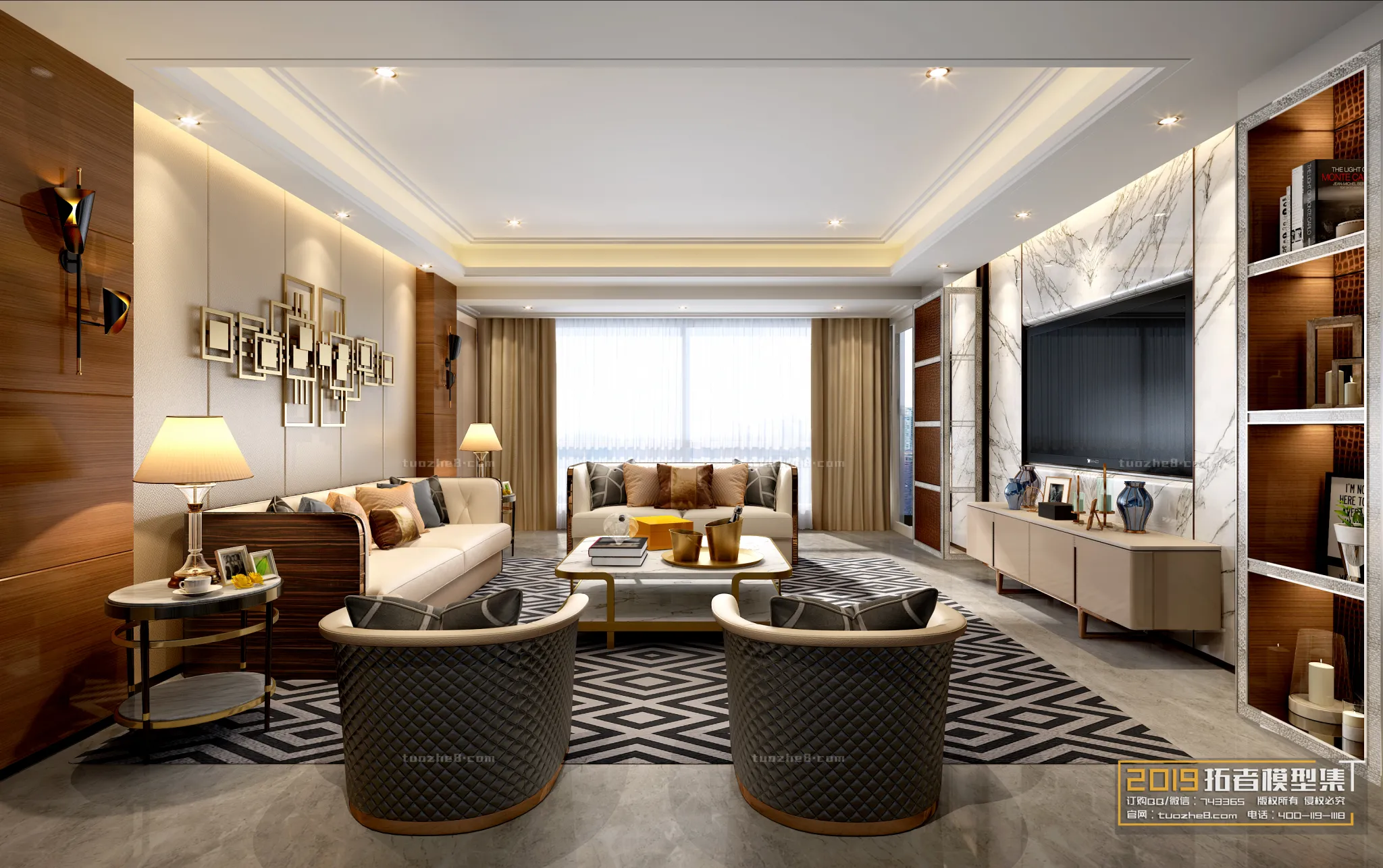 Extension Interior - LINGVING ROOM - MODERN STYLES - 073