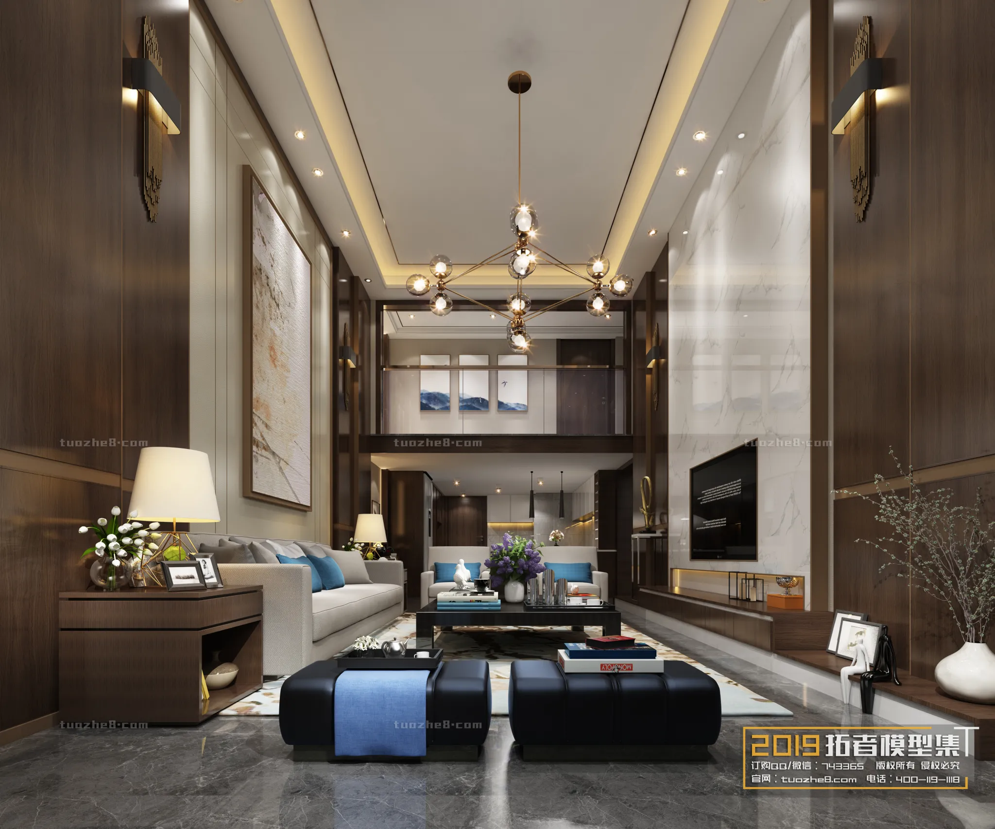 Extension Interior - LINGVING ROOM - MODERN STYLES - 077