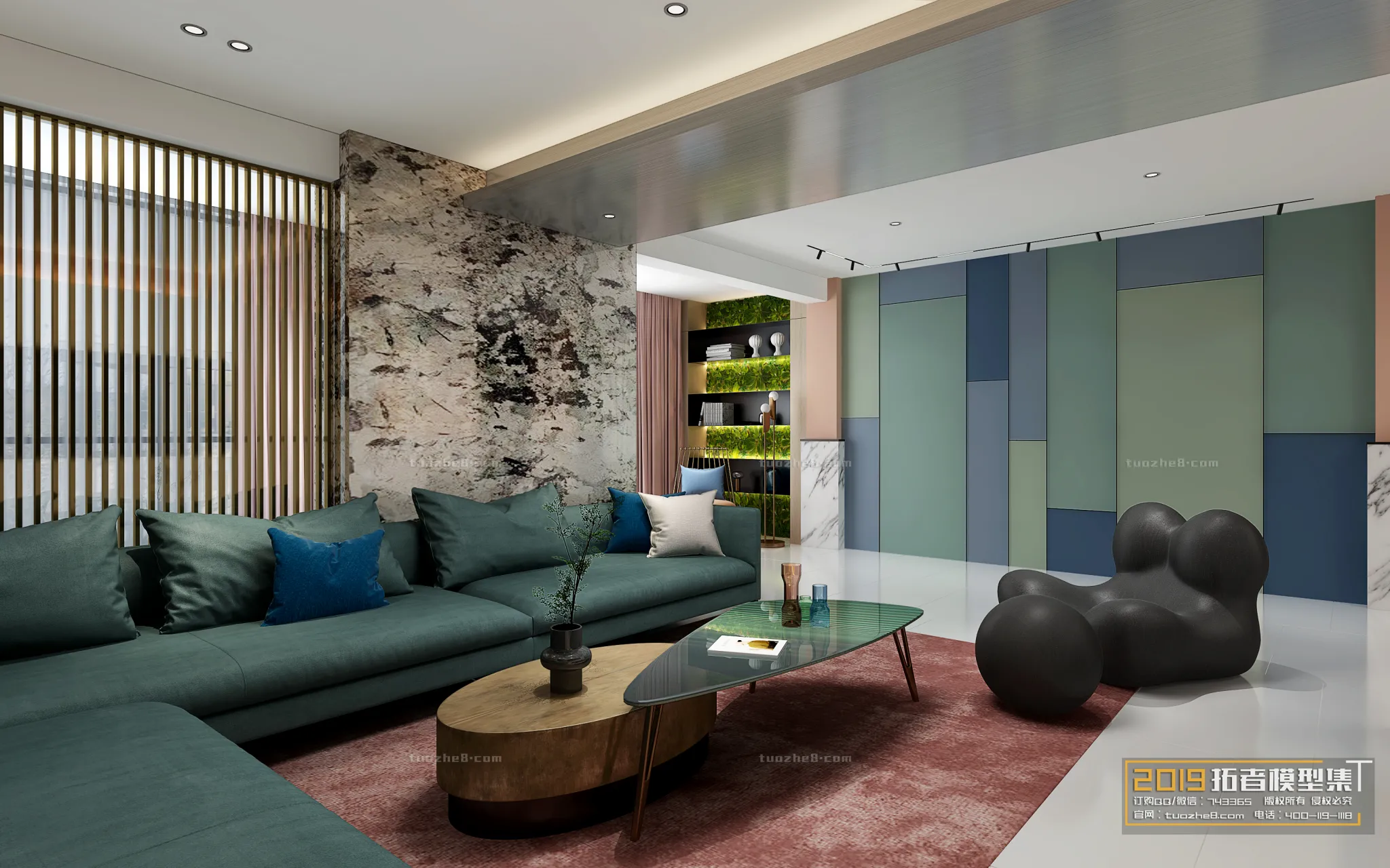 Extension Interior - LINGVING ROOM - MODERN STYLES - 082