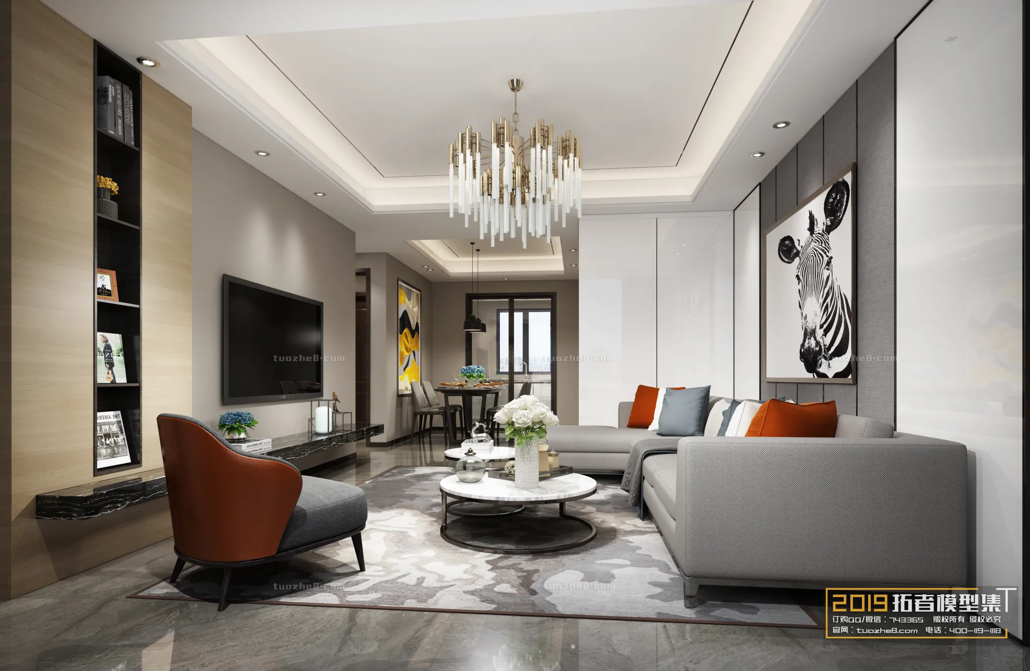 Extension Interior - LINGVING ROOM - MODERN STYLES - 083