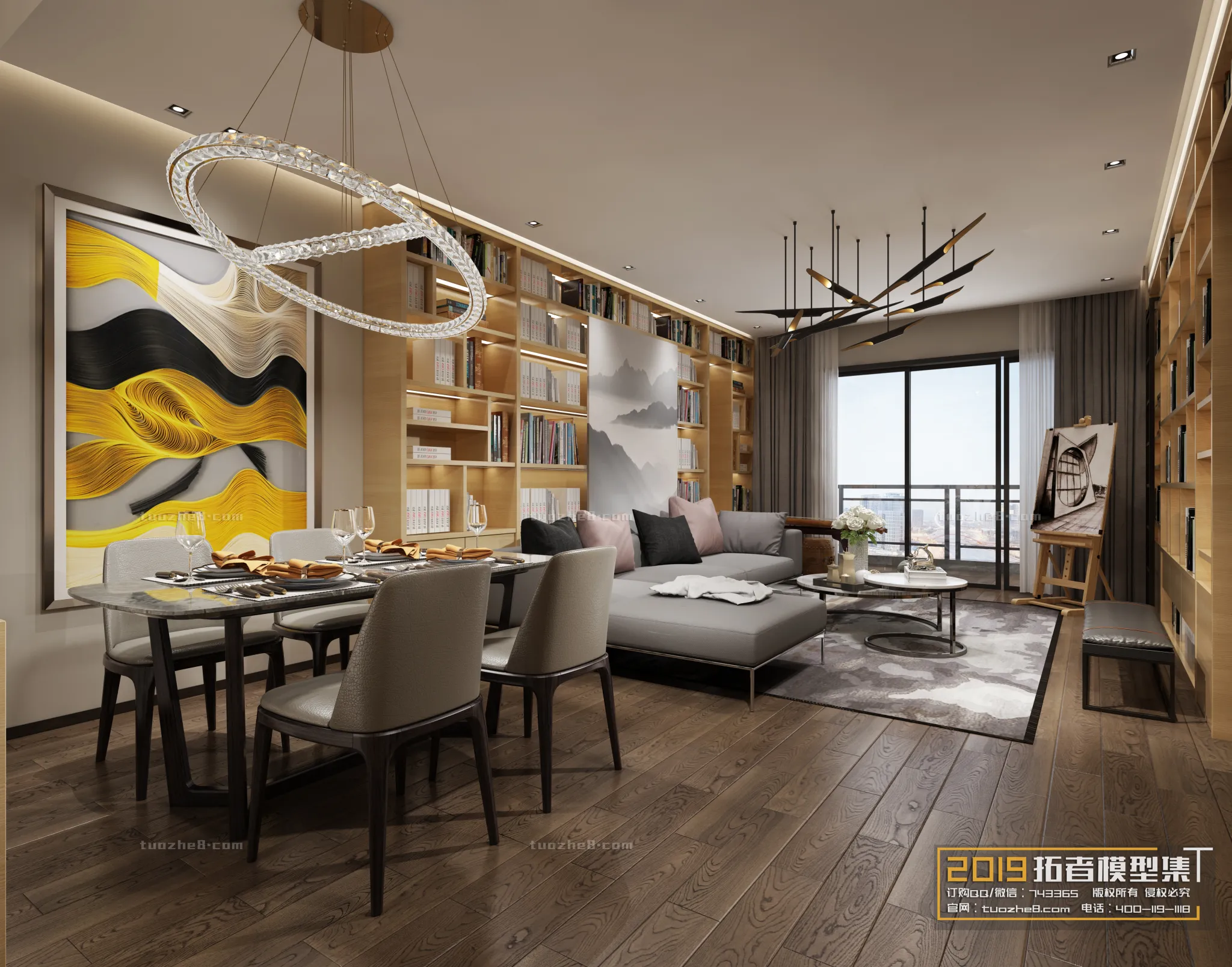 Extension Interior - LINGVING ROOM - MODERN STYLES - 084