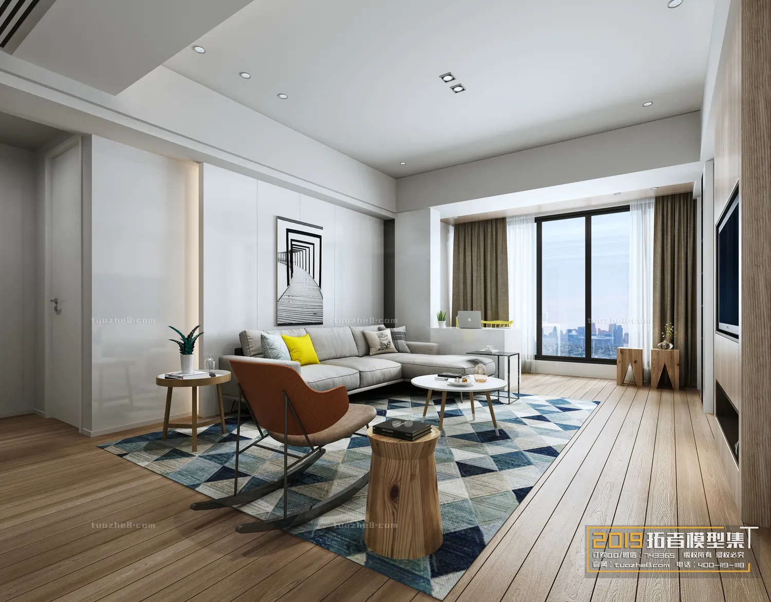 Extension Interior - LINGVING ROOM - MODERN STYLES - 086