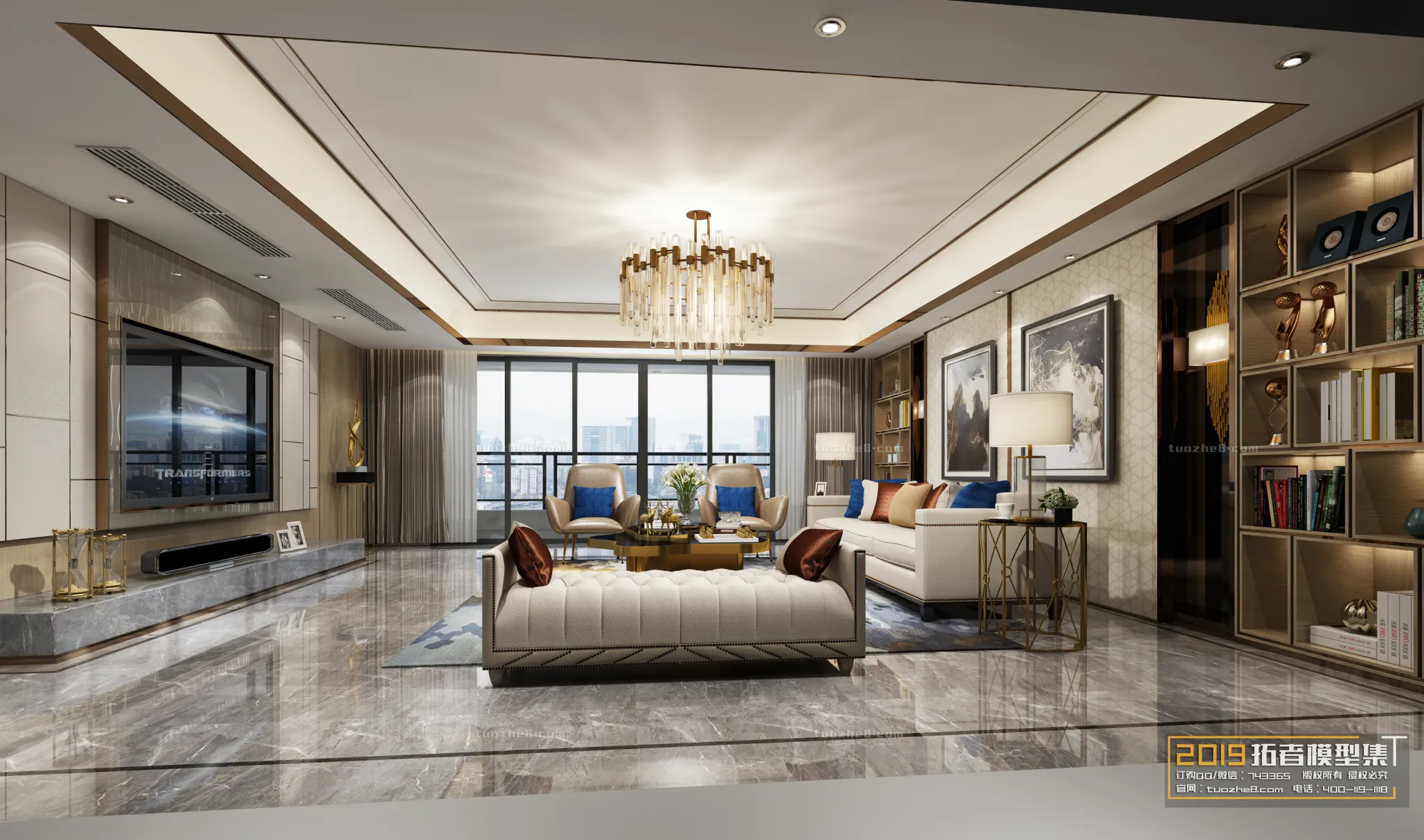 Extension Interior - LINGVING ROOM - MODERN STYLES - 089