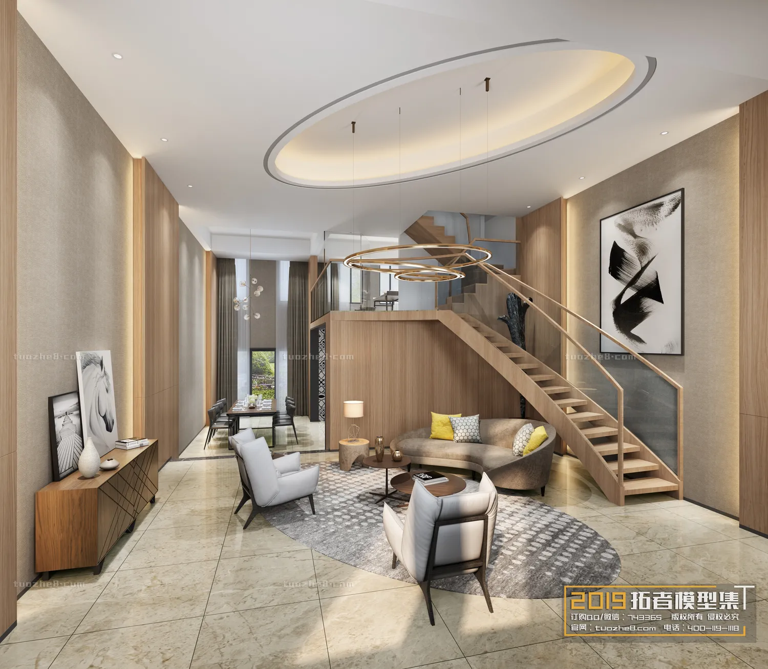 Extension Interior - LINGVING ROOM - MODERN STYLES - 090