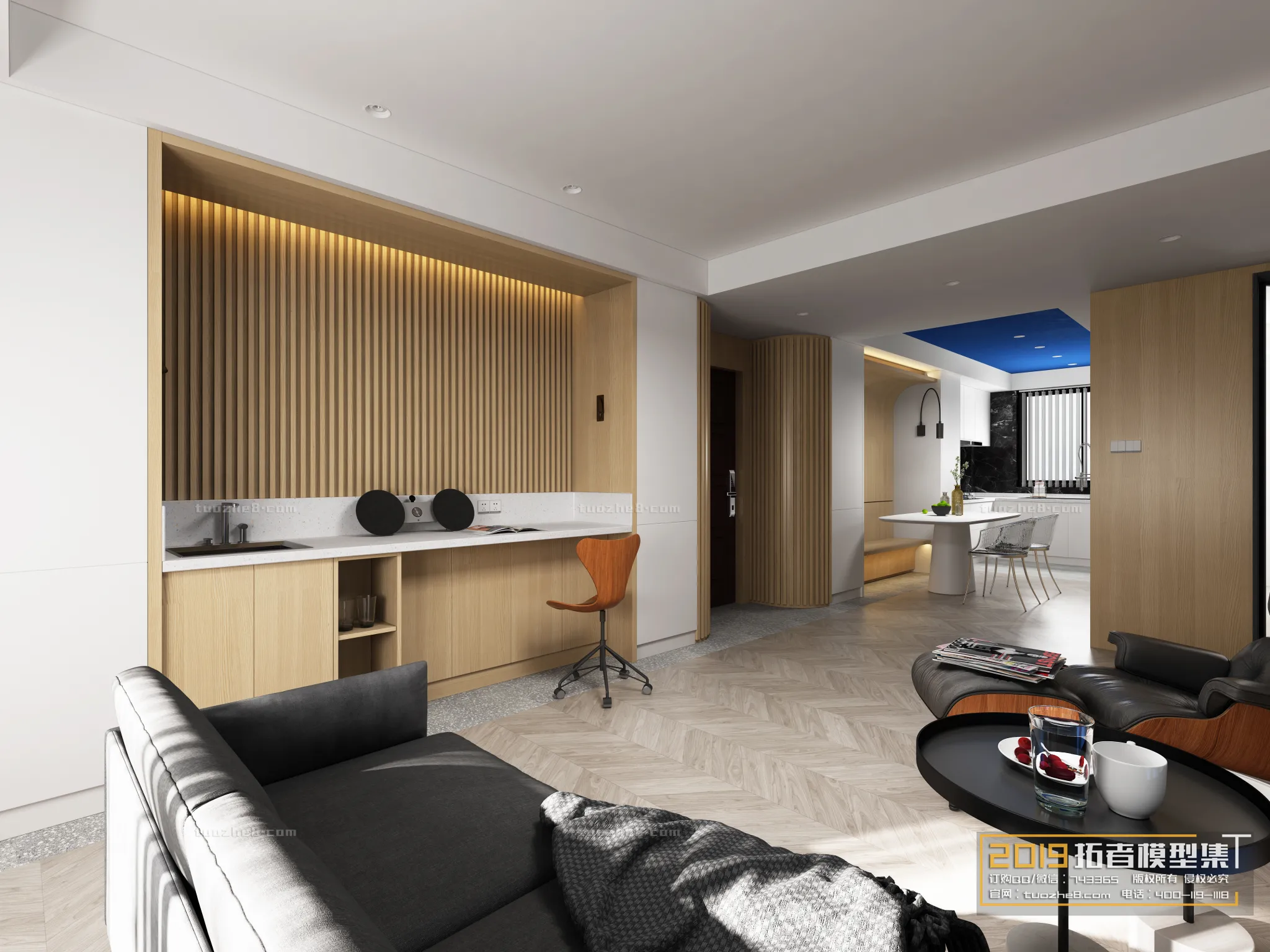 Extension Interior - LINGVING ROOM - MODERN STYLES - 099