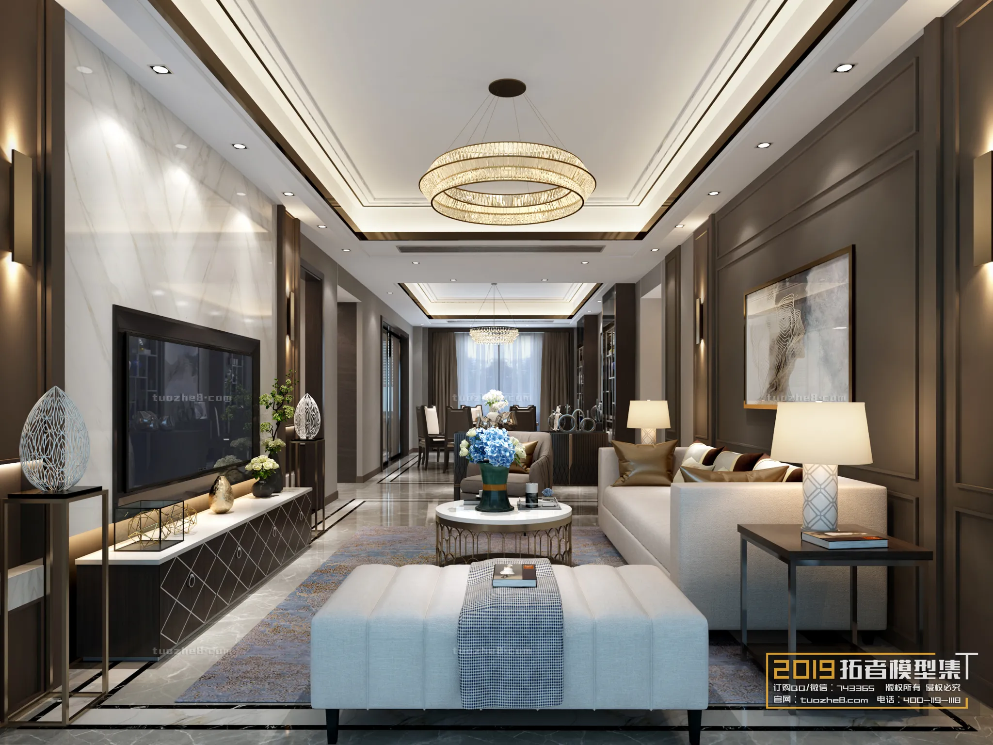 Extension Interior - LINGVING ROOM - MODERN STYLES - 106