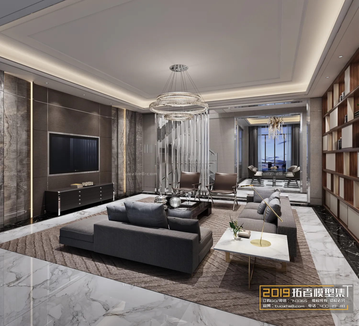 Extension Interior - LINGVING ROOM - MODERN STYLES - 109