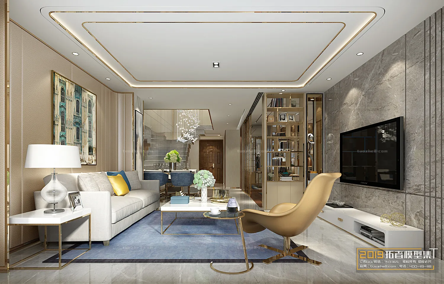 Extension Interior - LINGVING ROOM - MODERN STYLES - 114