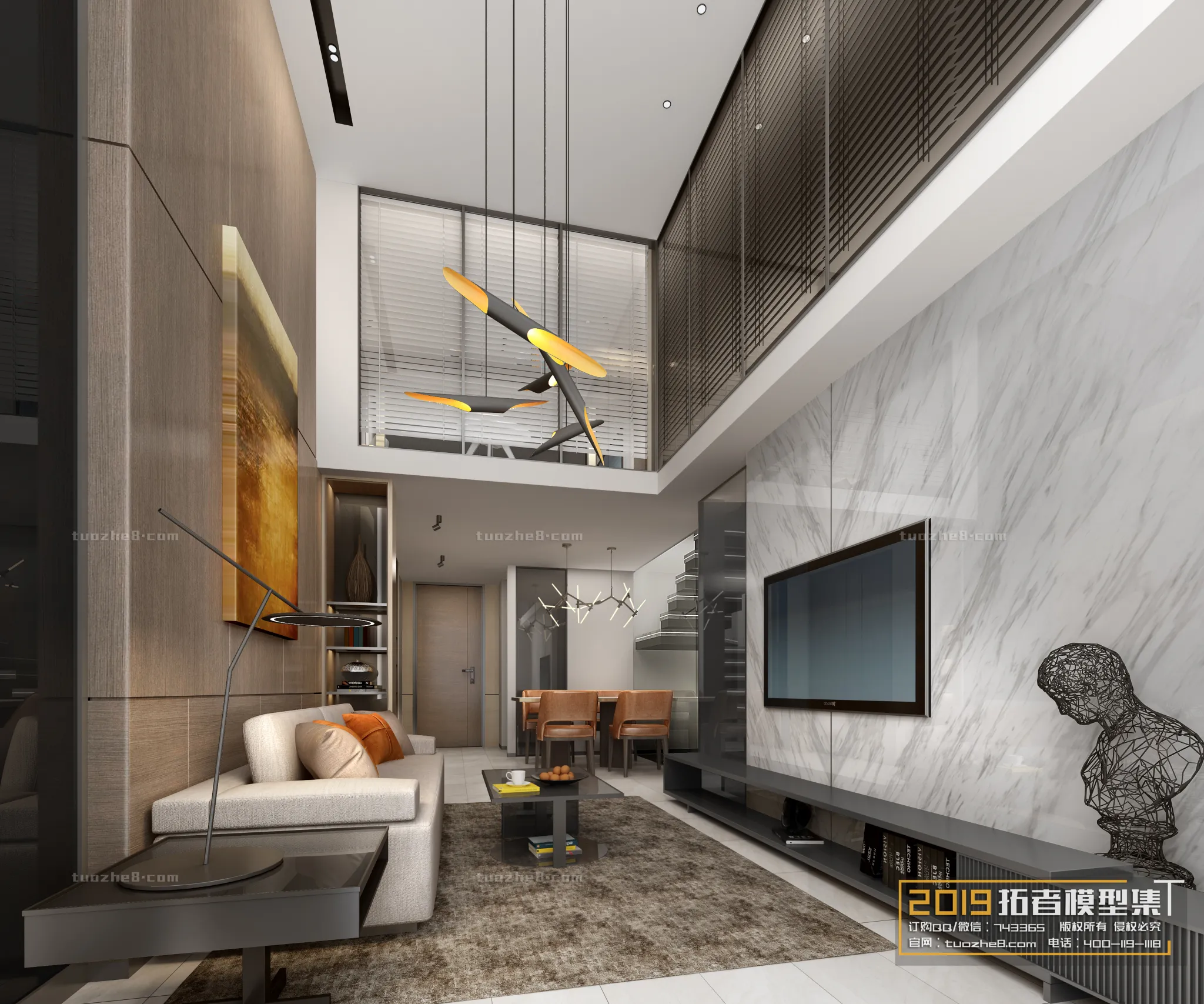 Extension Interior - LINGVING ROOM - MODERN STYLES - 120