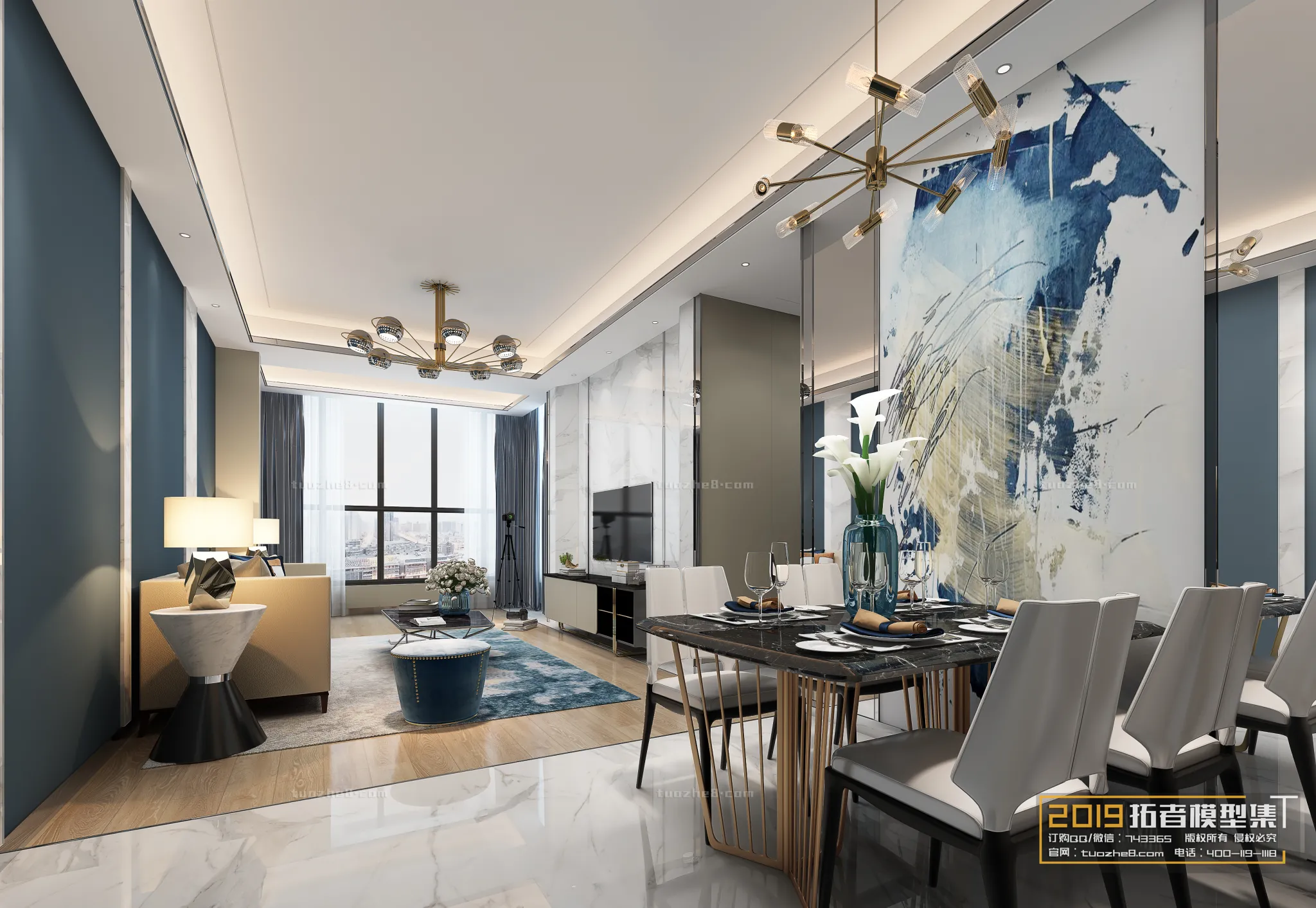 Extension Interior - LINGVING ROOM - MODERN STYLES - 124