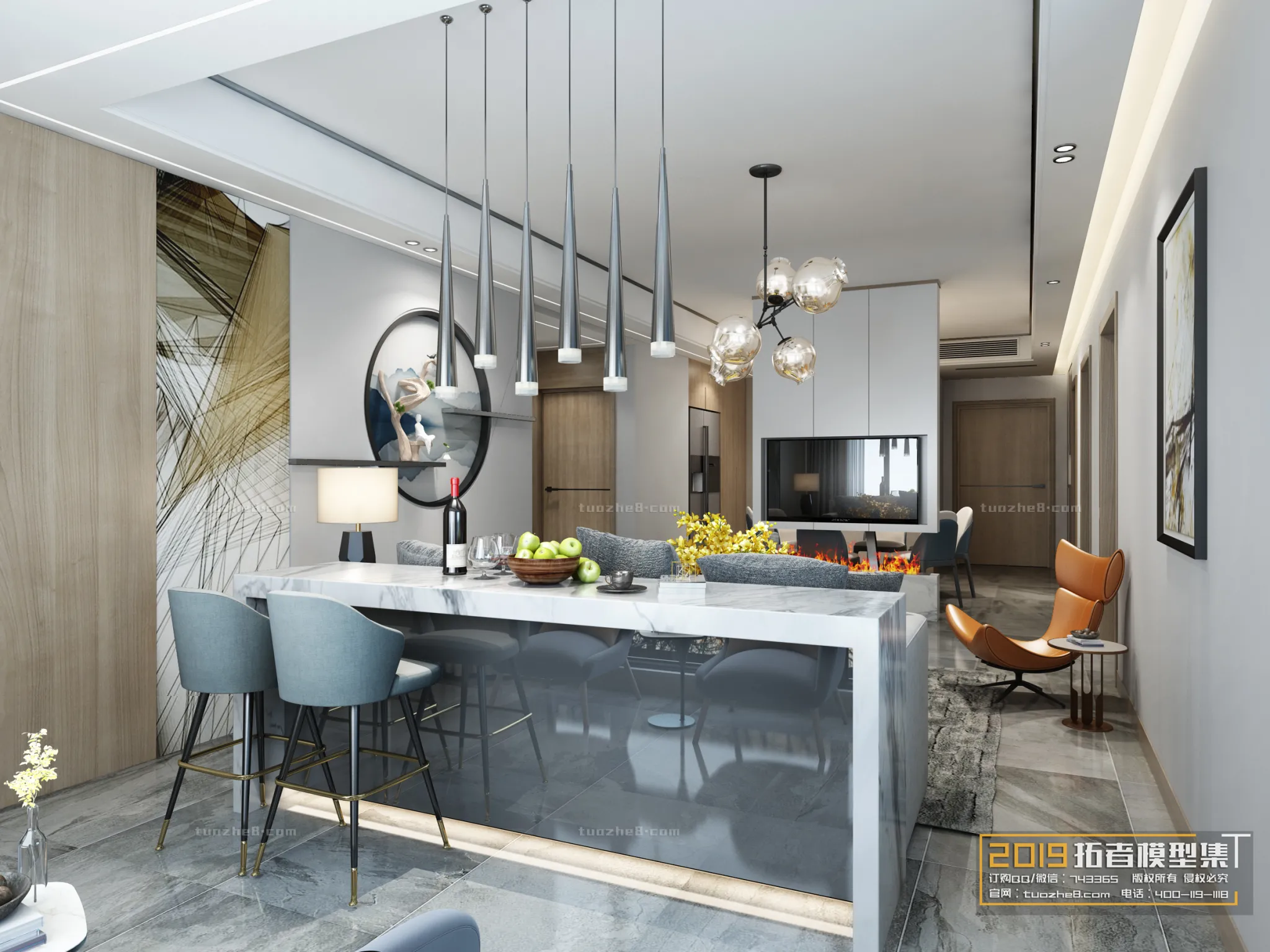 Extension Interior - LINGVING ROOM - MODERN STYLES - 127