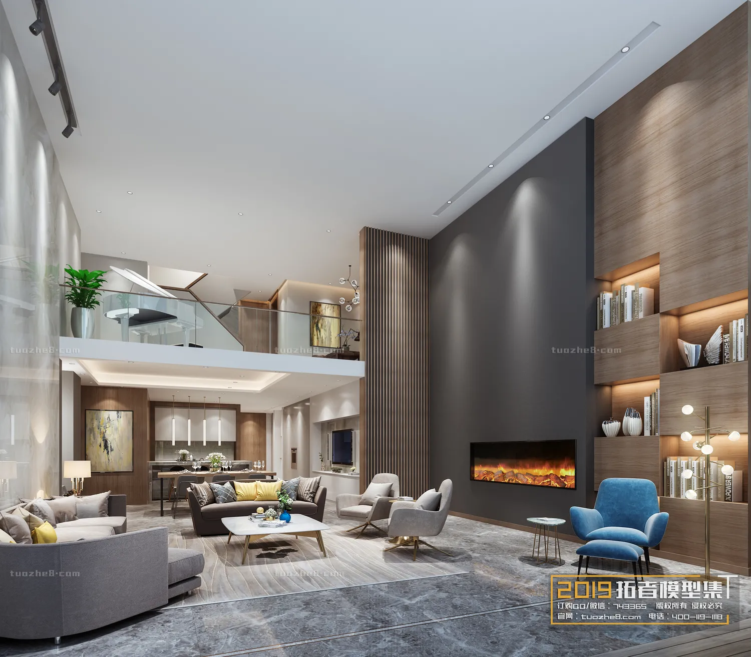 Extension Interior - LINGVING ROOM - MODERN STYLES - 130