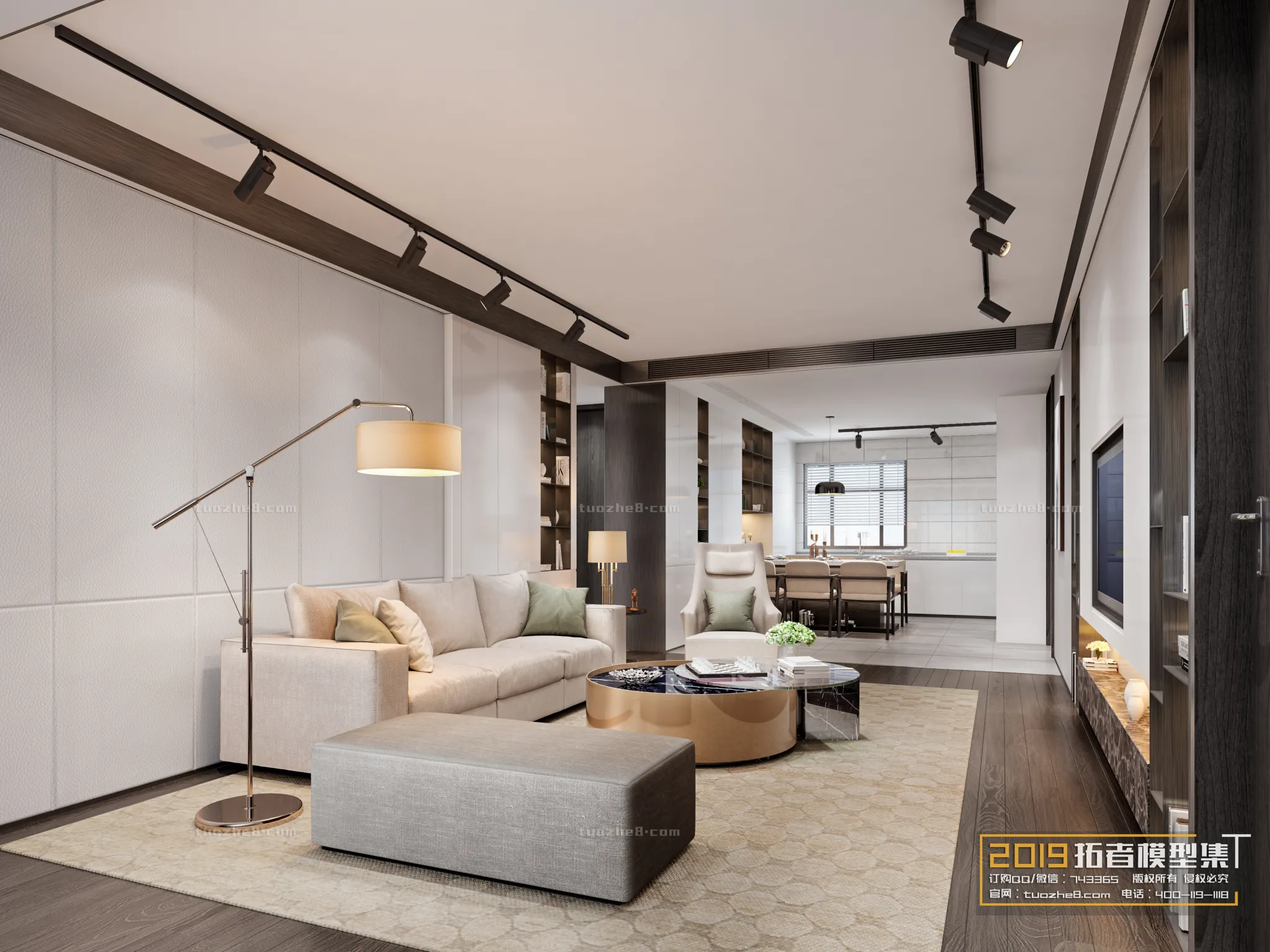 Extension Interior - LINGVING ROOM - MODERN STYLES - 134