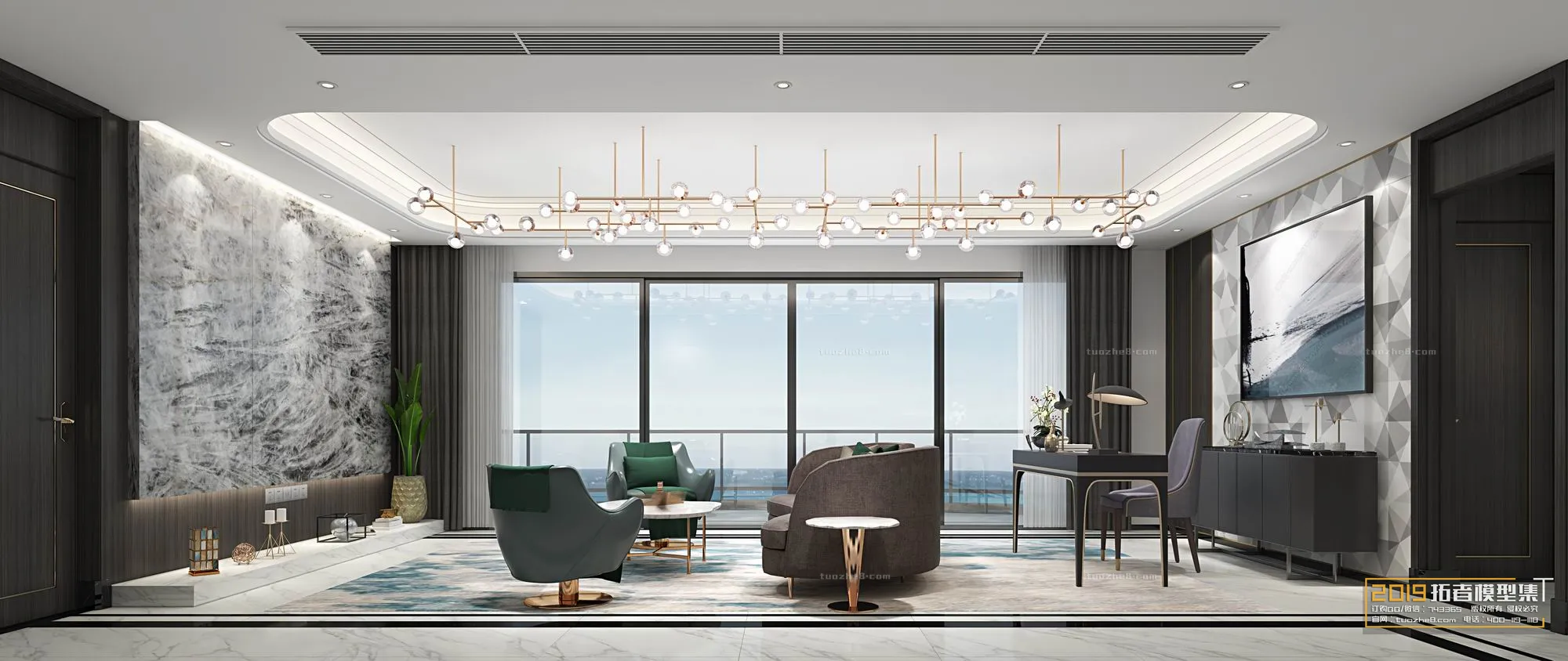 Extension Interior - LINGVING ROOM - MODERN STYLES - 135