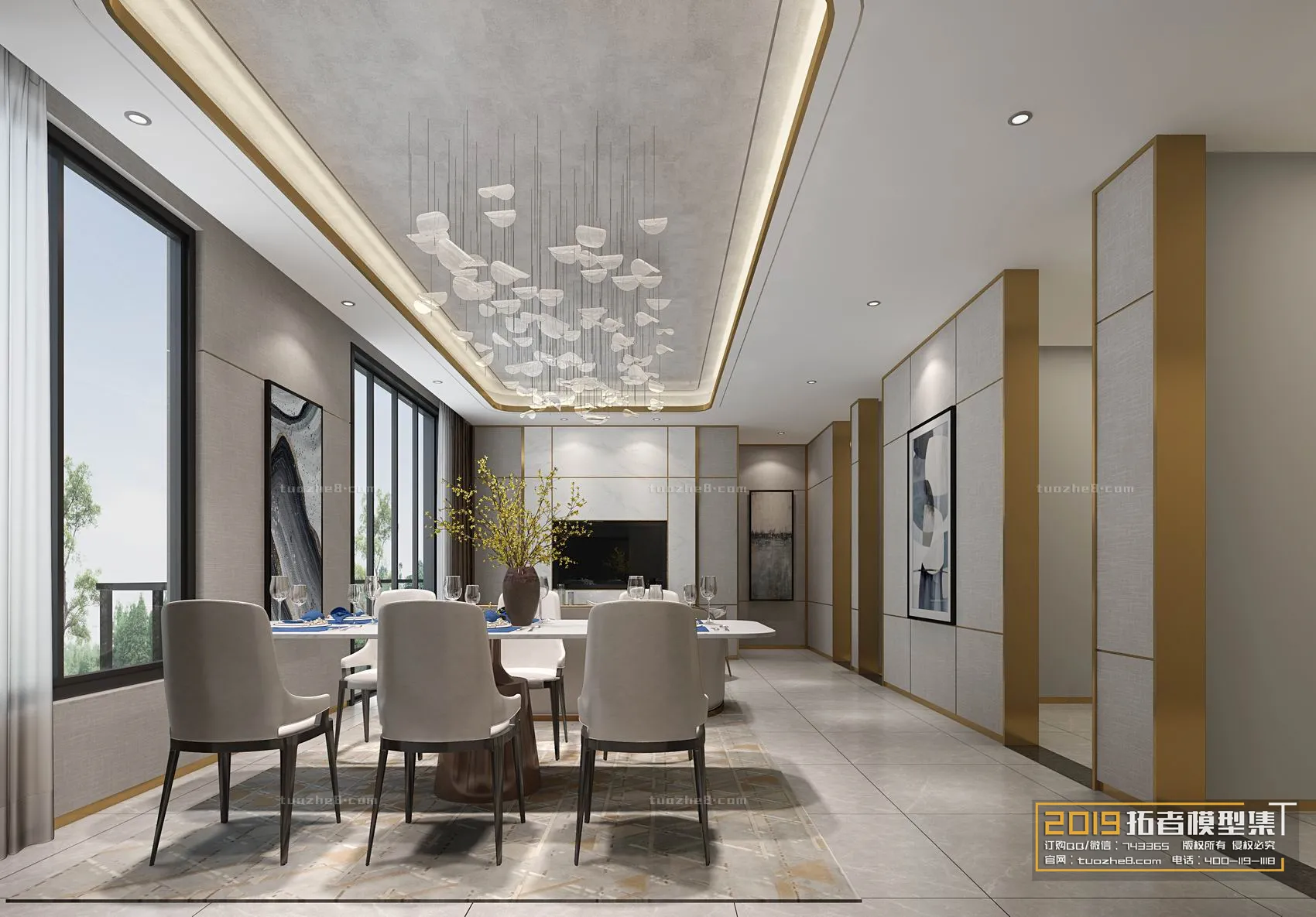 Extension Interior - LINGVING ROOM - MODERN STYLES - 137