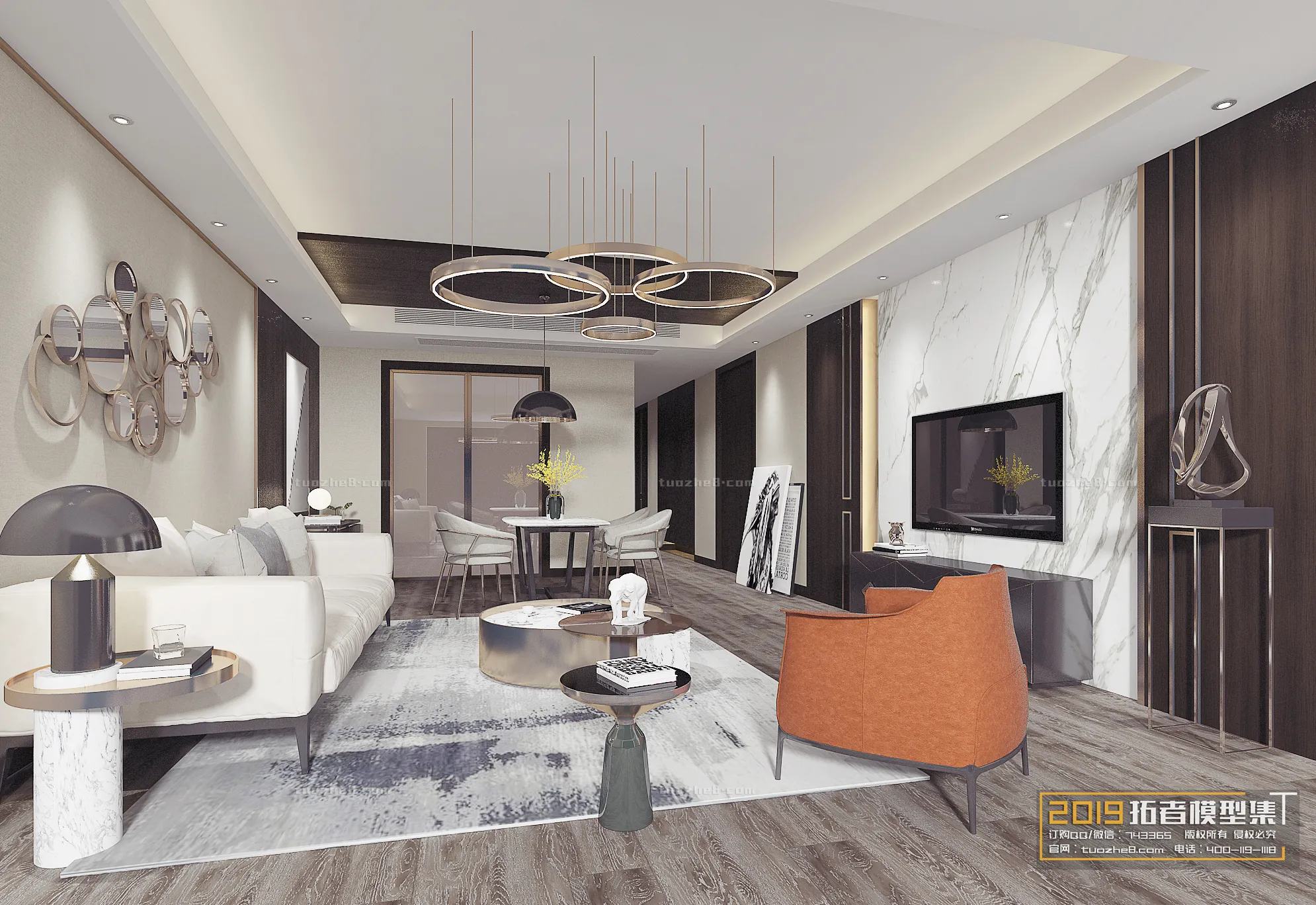 Extension Interior - LINGVING ROOM - MODERN STYLES - 146