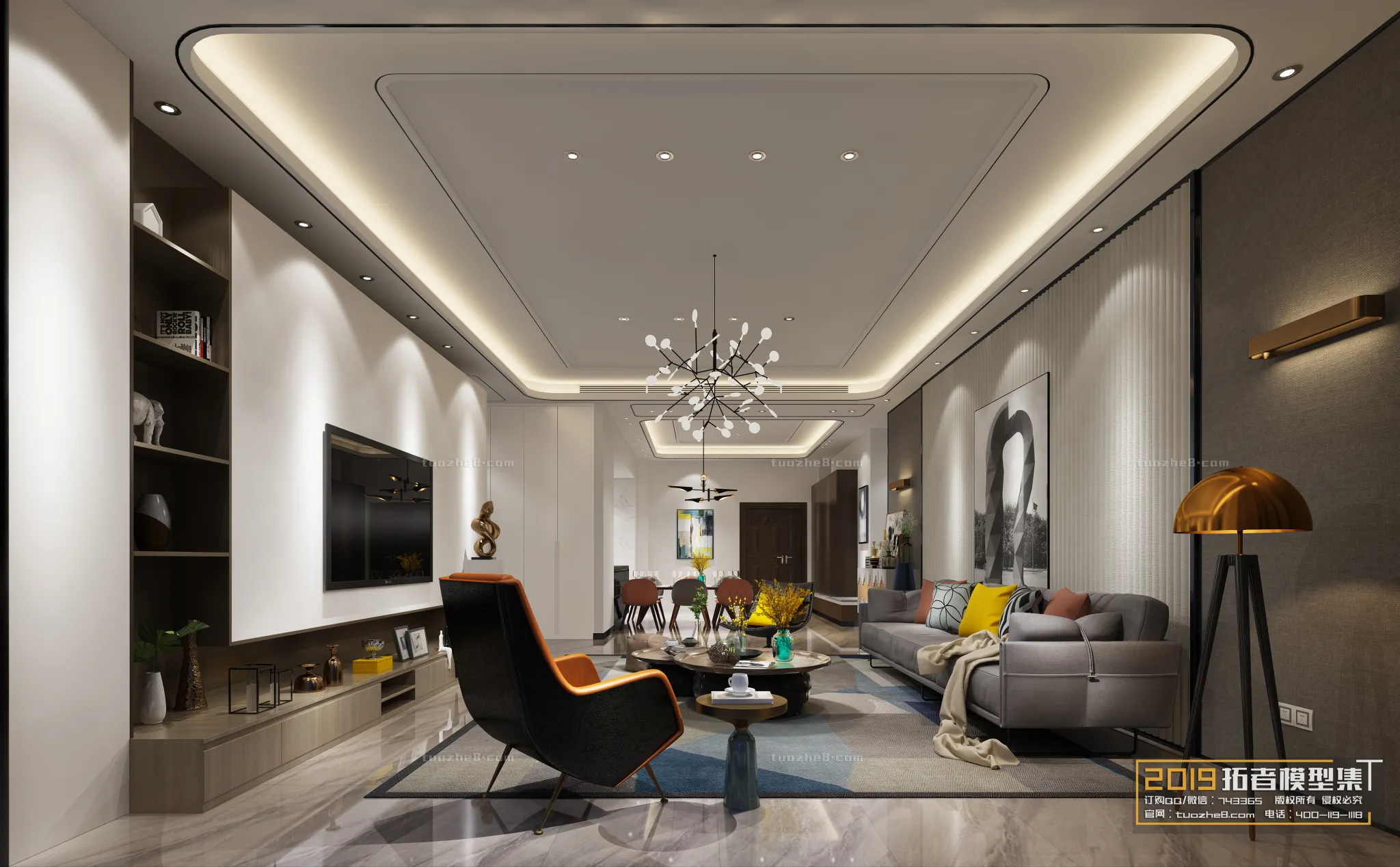 Extension Interior - LINGVING ROOM - MODERN STYLES - 150