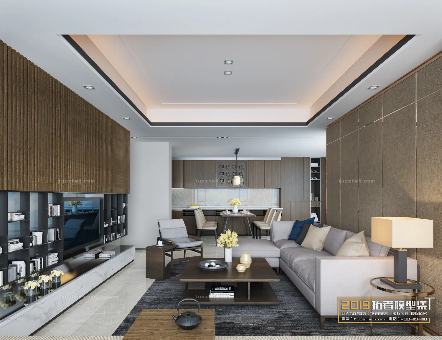 Extension Interior - LINGVING ROOM - MODERN STYLES - 153