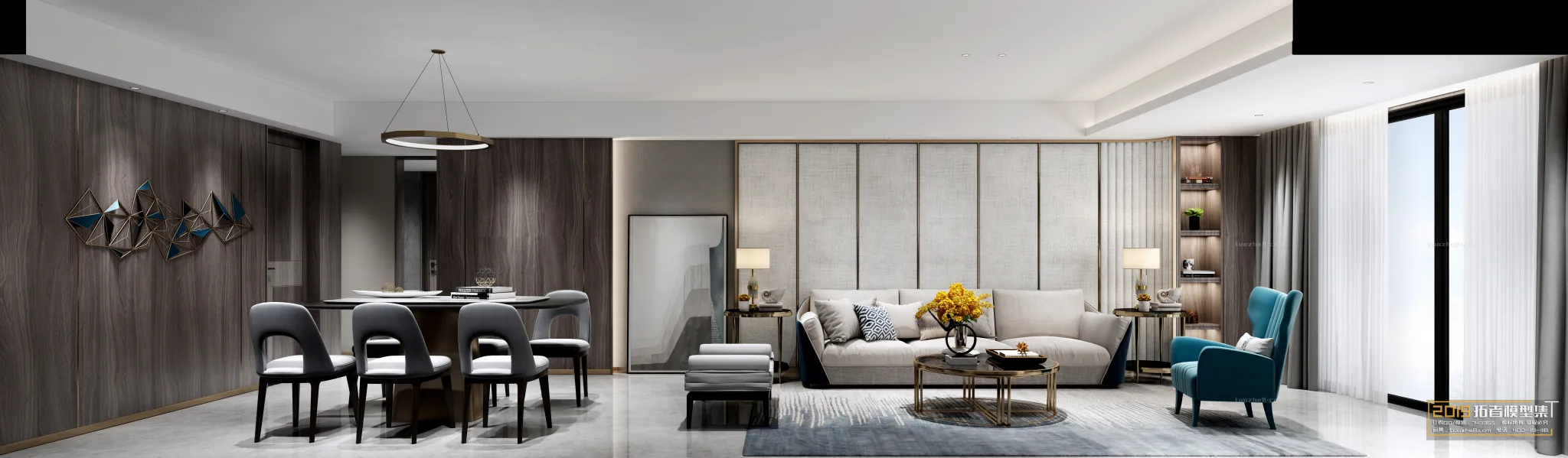 Extension Interior - LINGVING ROOM - MODERN STYLES - 163