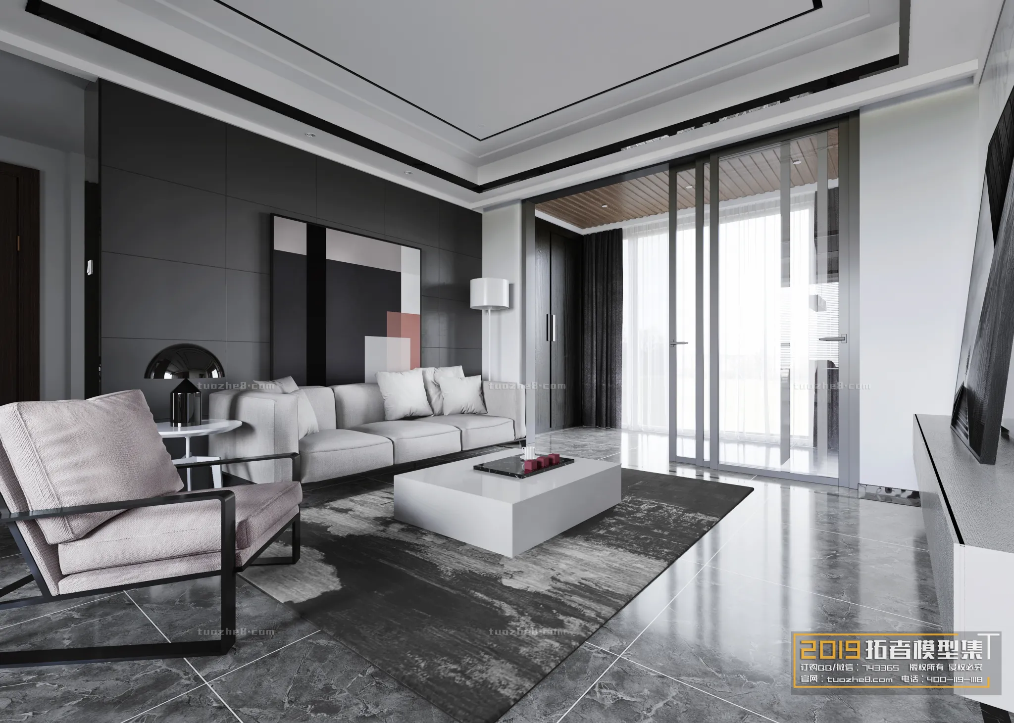 Extension Interior - LINGVING ROOM - MODERN STYLES - 170