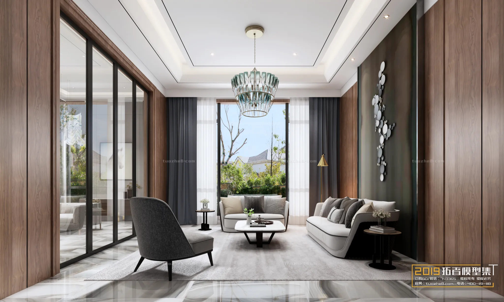 Extension Interior - LINGVING ROOM - MODERN STYLES - 174