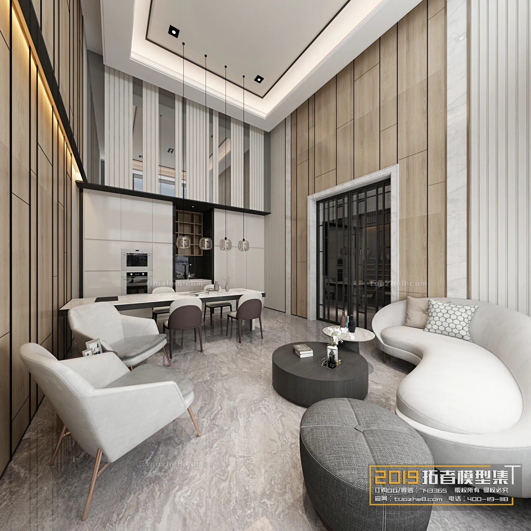 Extension Interior - LINGVING ROOM - MODERN STYLES - 176