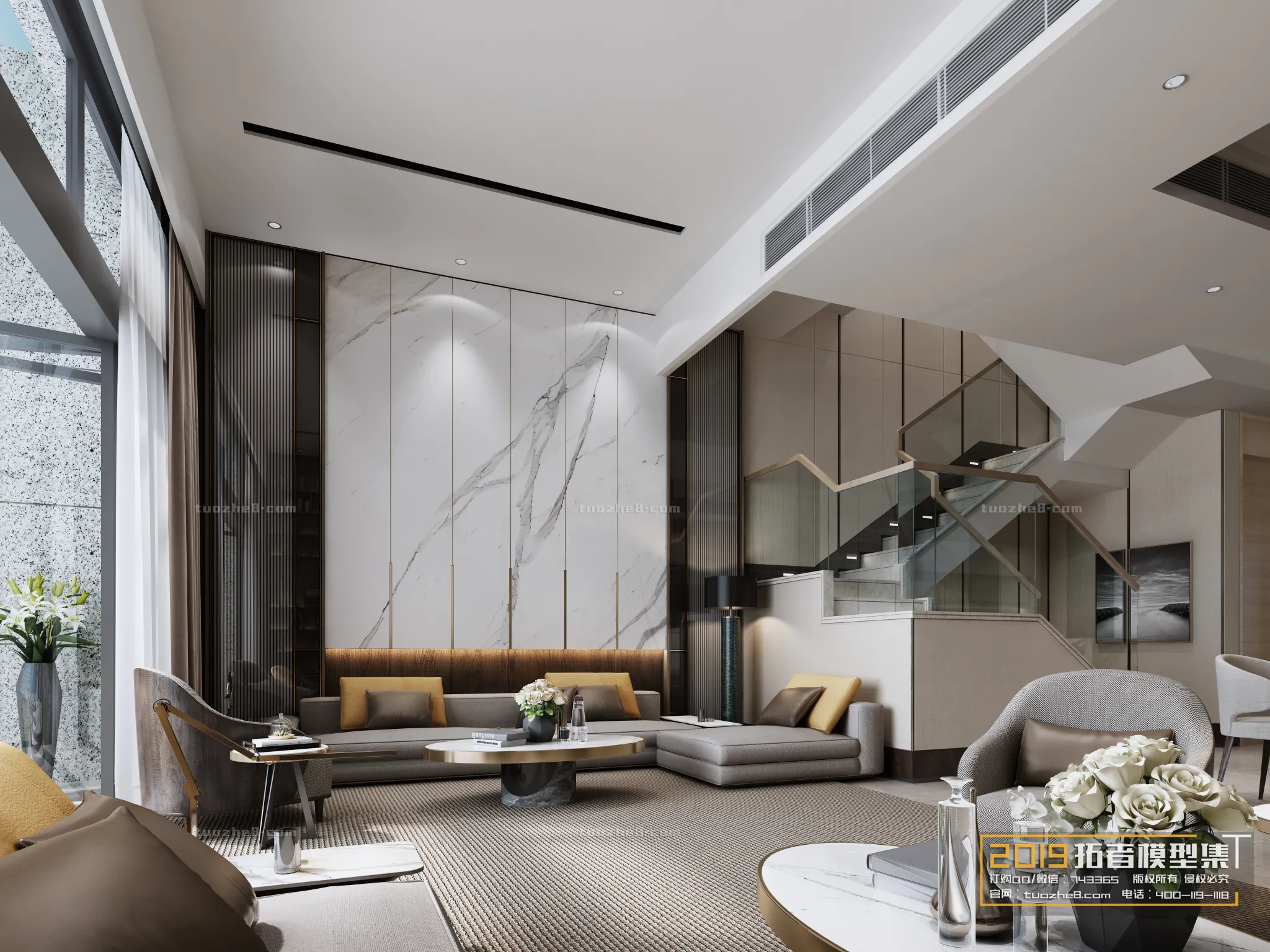 Extension Interior - LINGVING ROOM - MODERN STYLES - 182